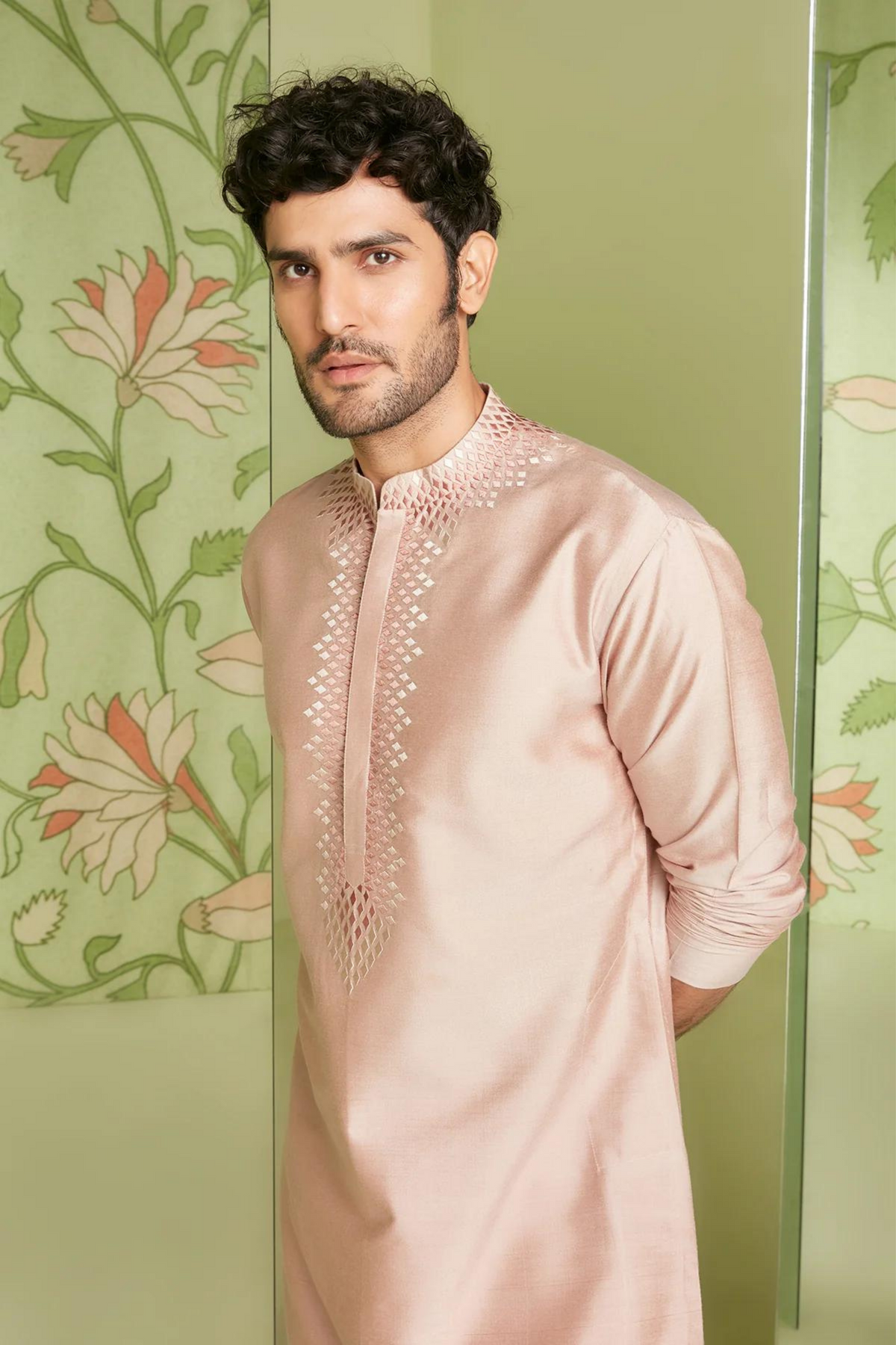 Old rose kurta set