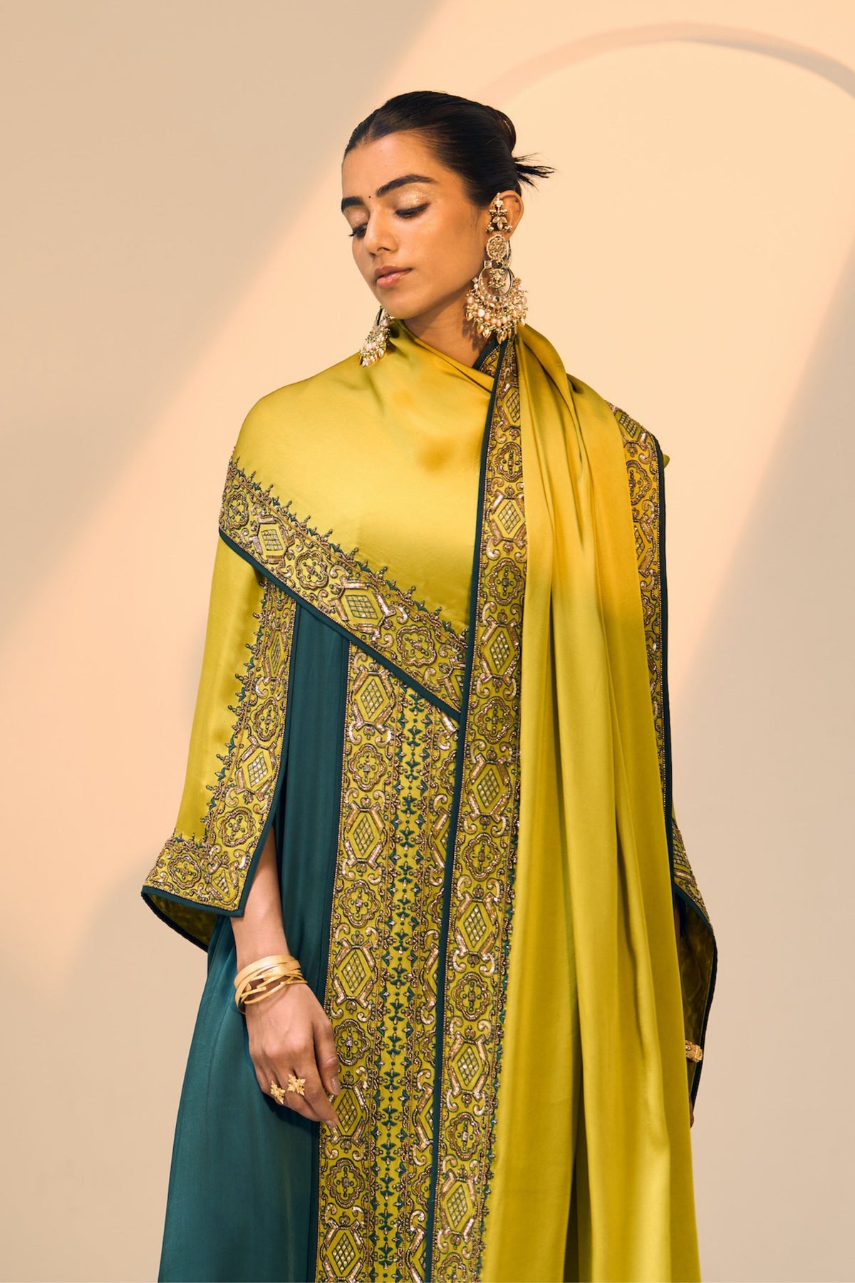 Green Seerat Dupatta