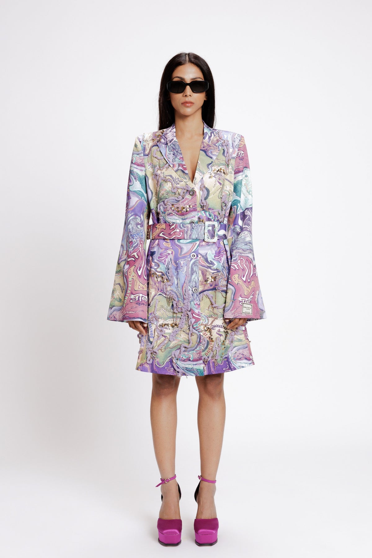 Pan Masala Blazer Dress