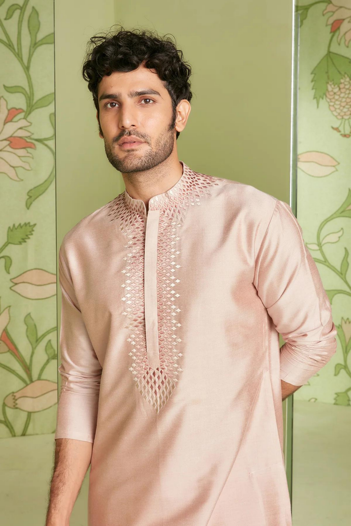 Old rose kurta set