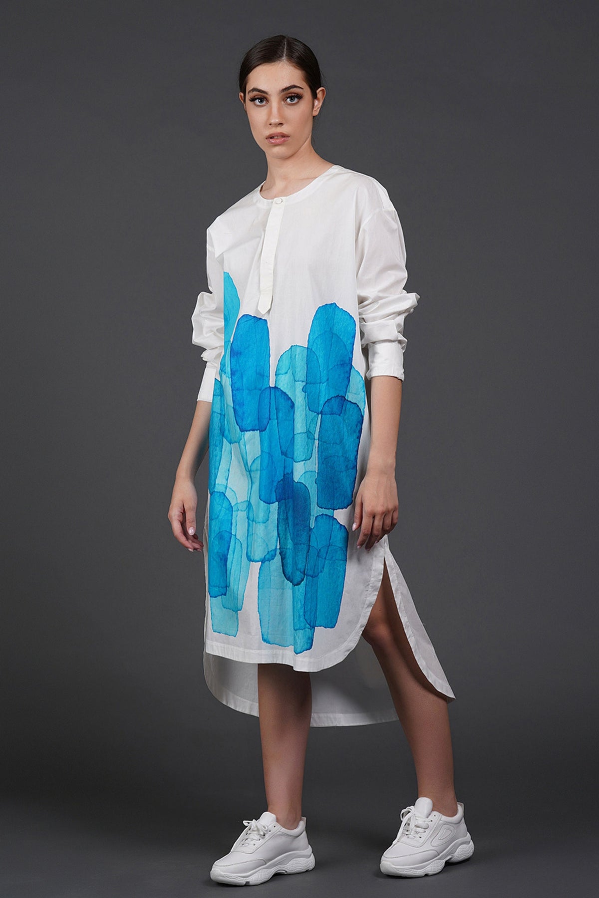 Offwhite Digtal Print Dress