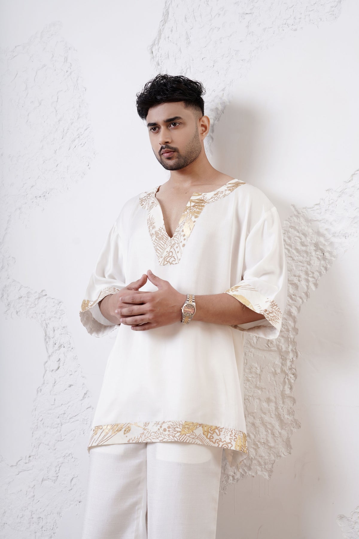 Ivory Mens Kurta Set