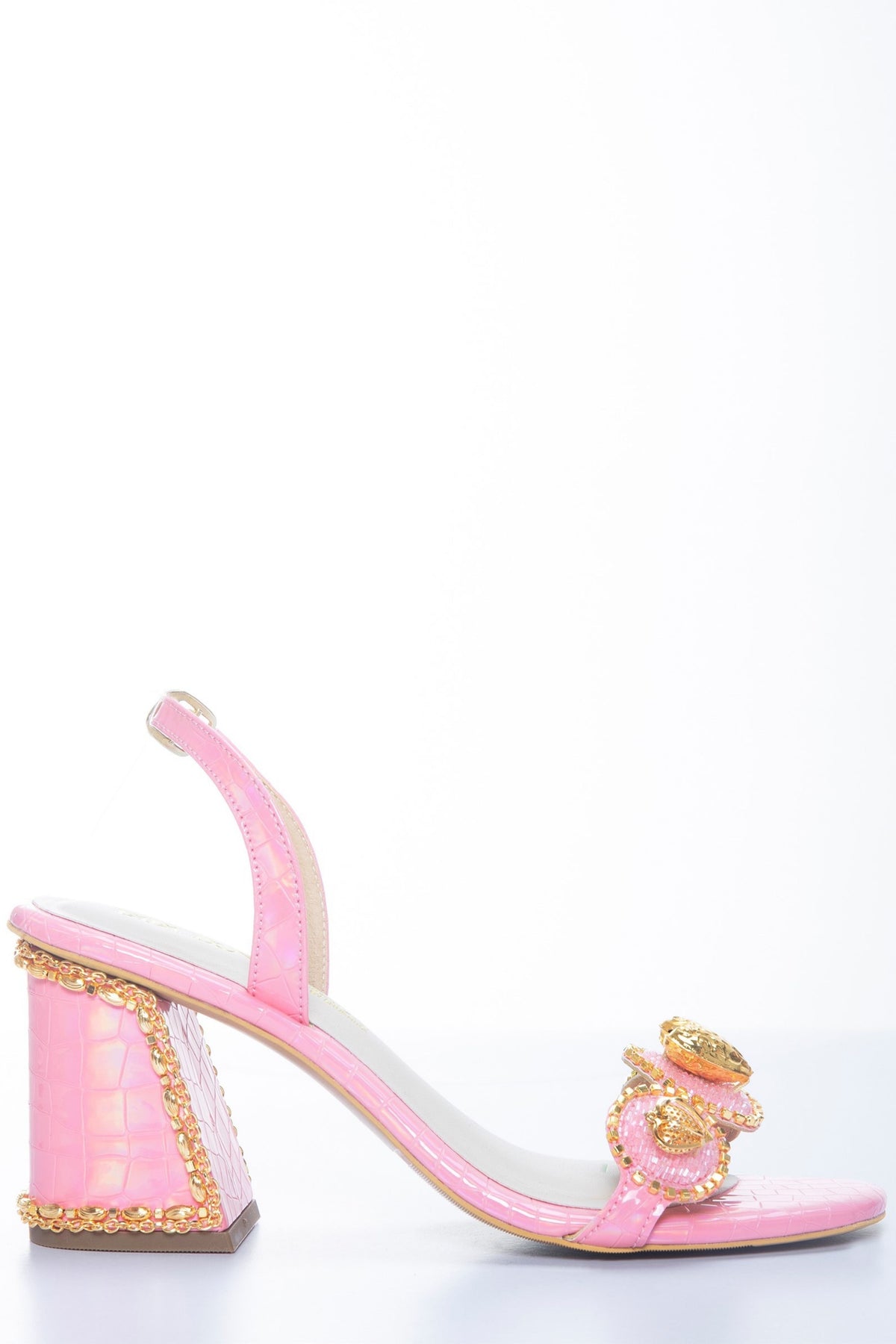 Le Macaron : Rose Pink Block Heels