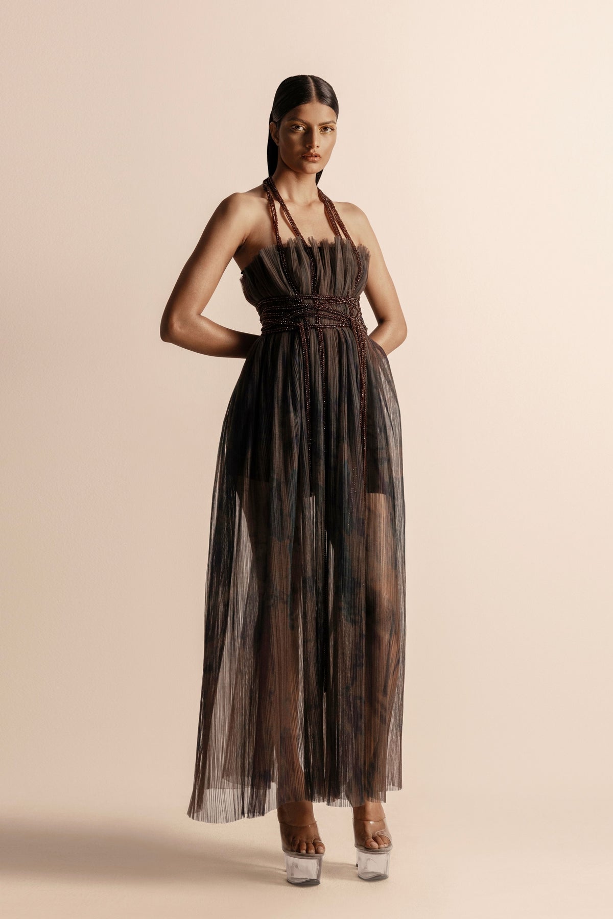 Nadru Printed Maxi Dress