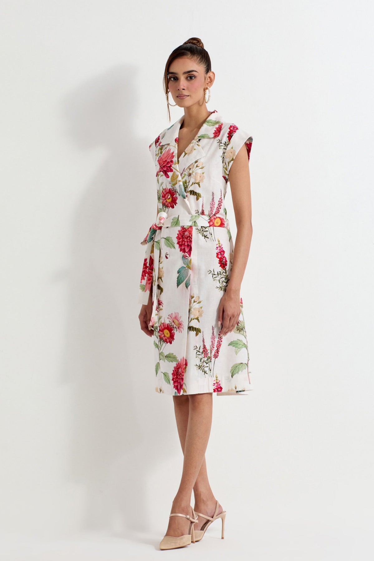 Printed Wrap Dress