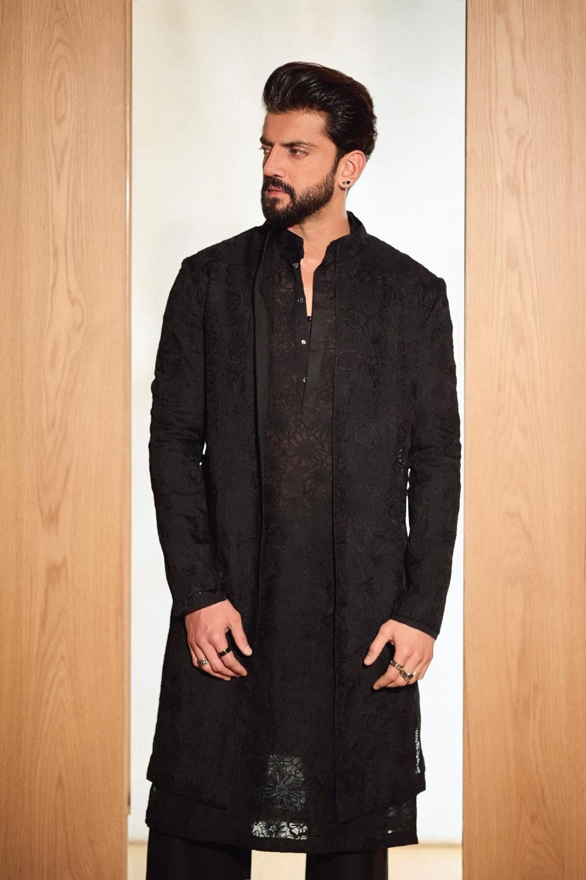 Zaheer Iqbal in Varun Bahl Menswear