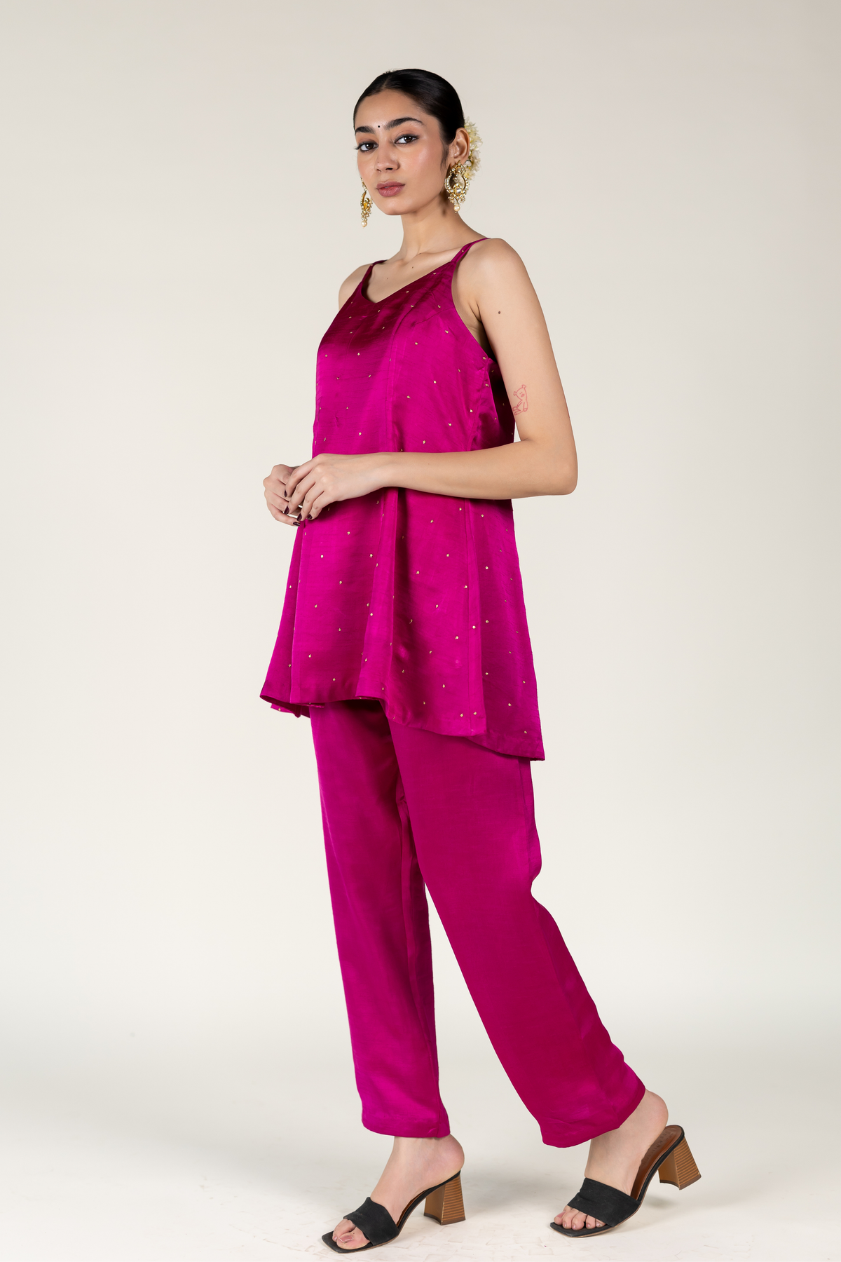 Magenta Pink Roshni Tunic Set