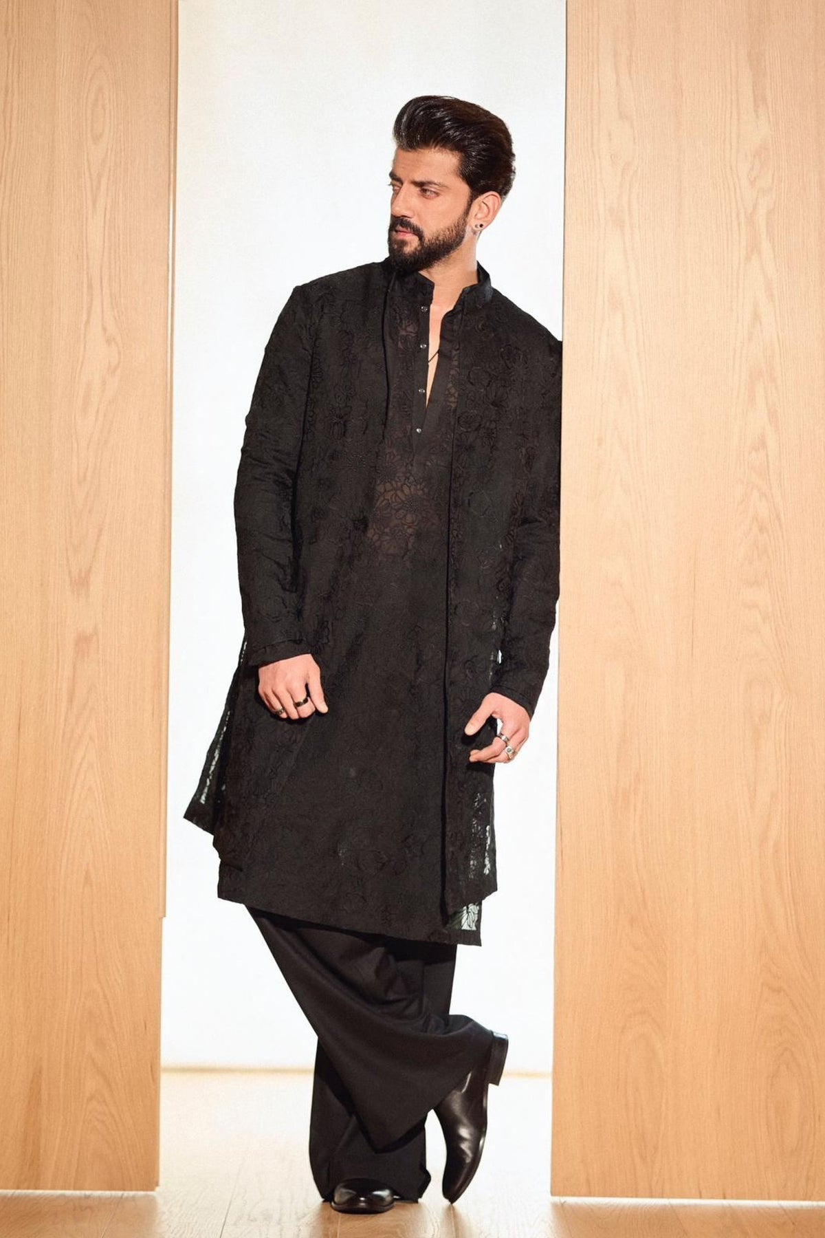 Zaheer Iqbal in Varun Bahl Menswear