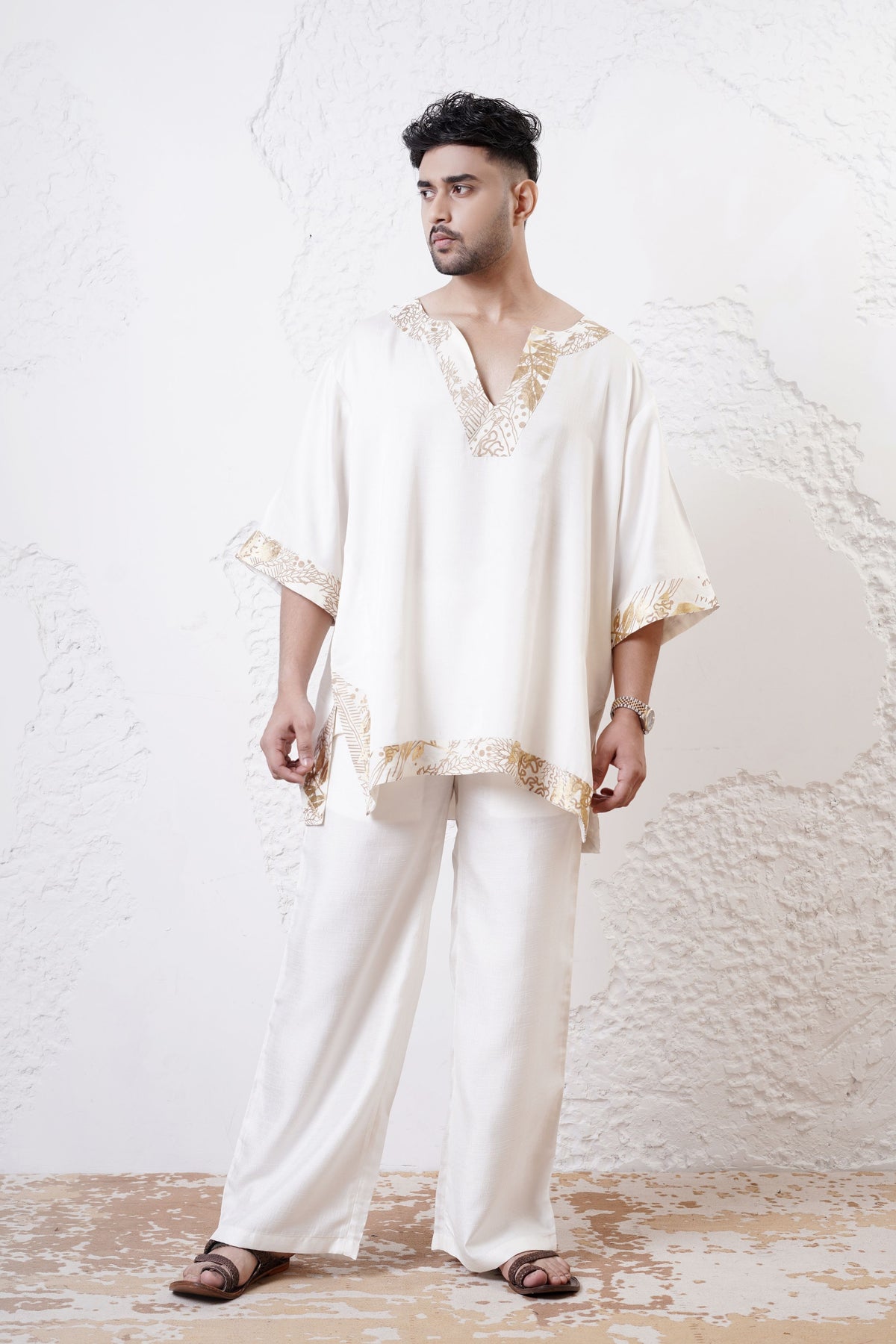 Ivory Mens Kurta Set