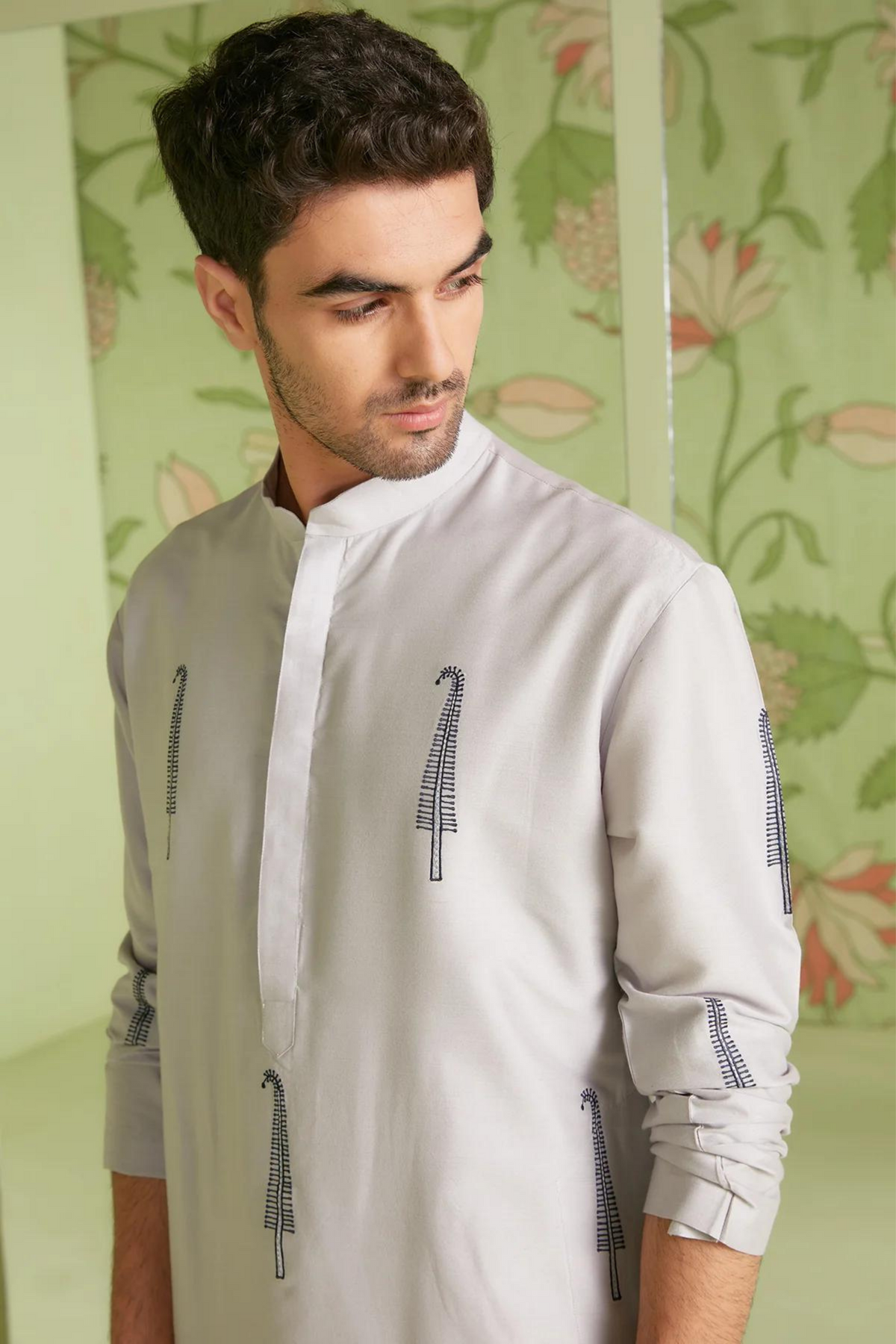 Grey kurta set