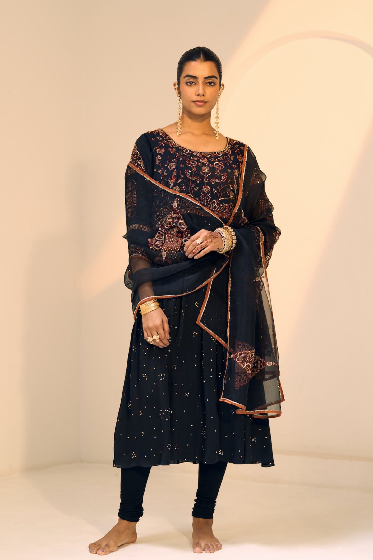 Black Lavanya Dupatta