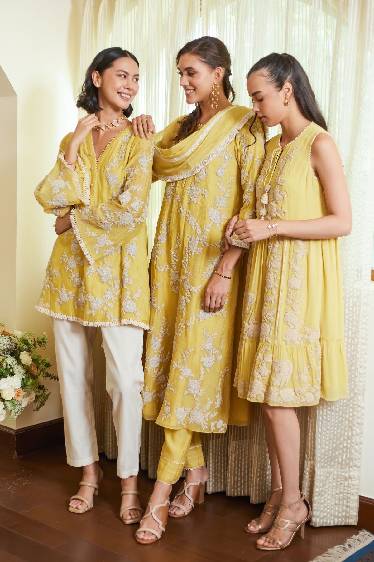 Yellow Muse Kurta Set