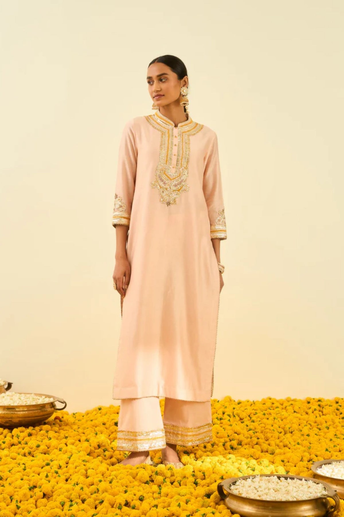 Arisah rosepink kurta set