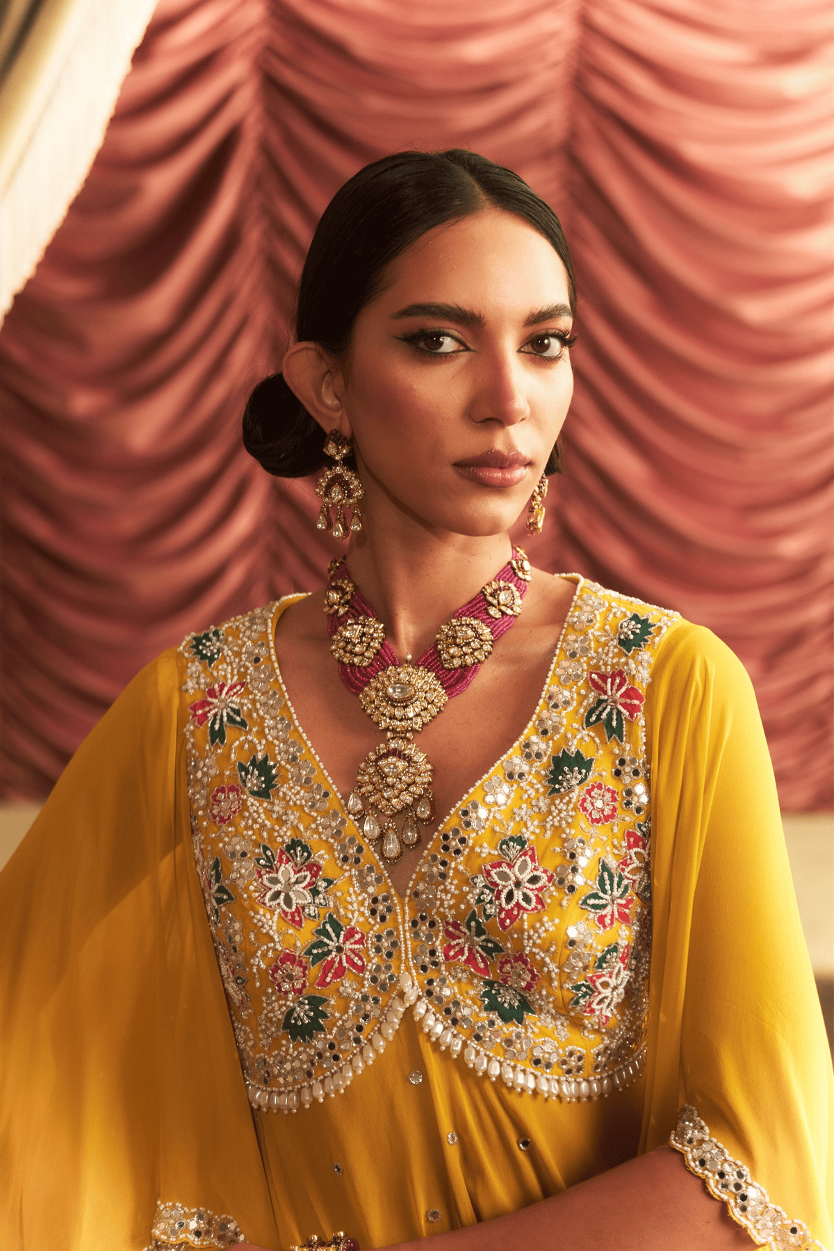 Yellow Gharara Set