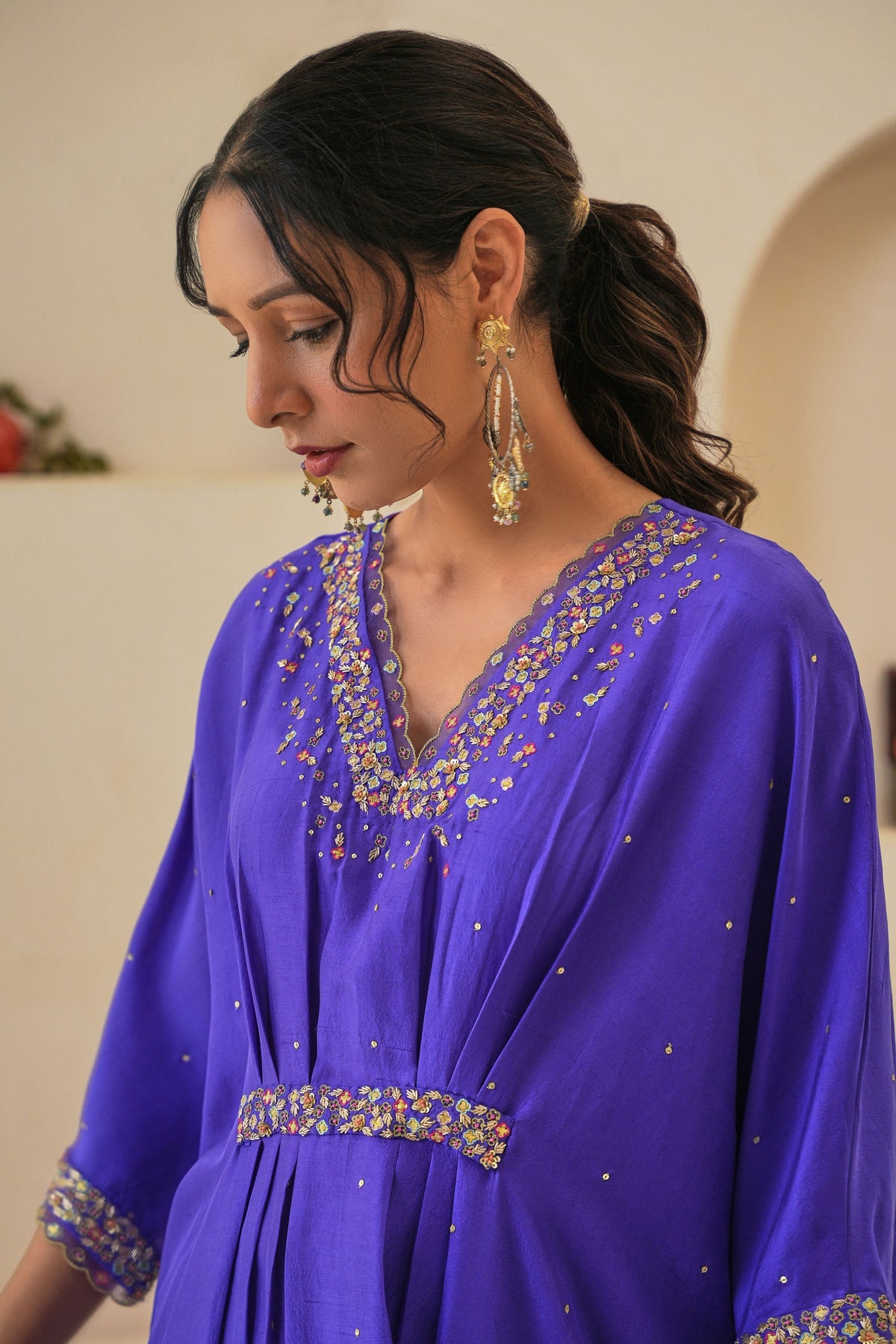 Ariana Kaftan in Purple