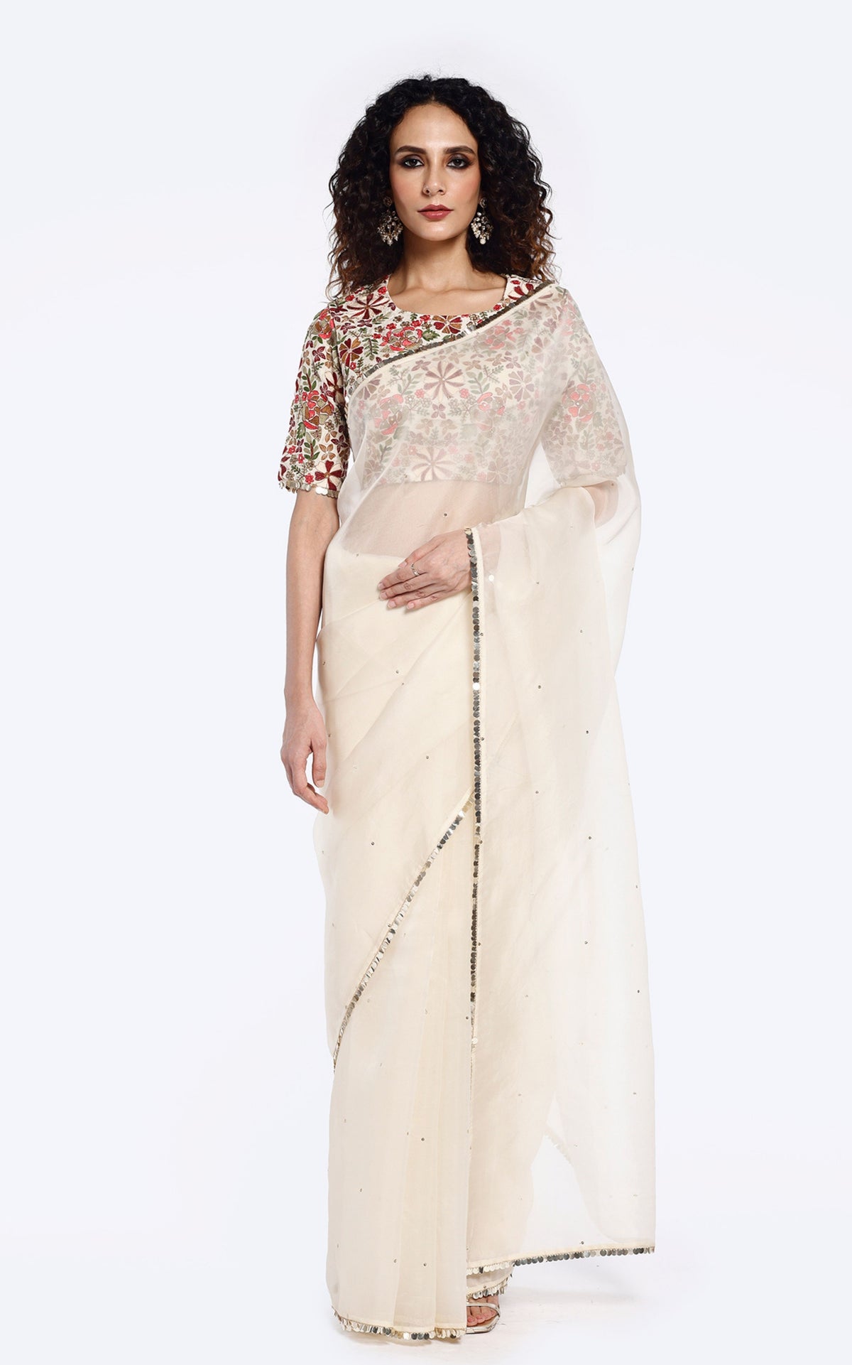 Arev Organza saree