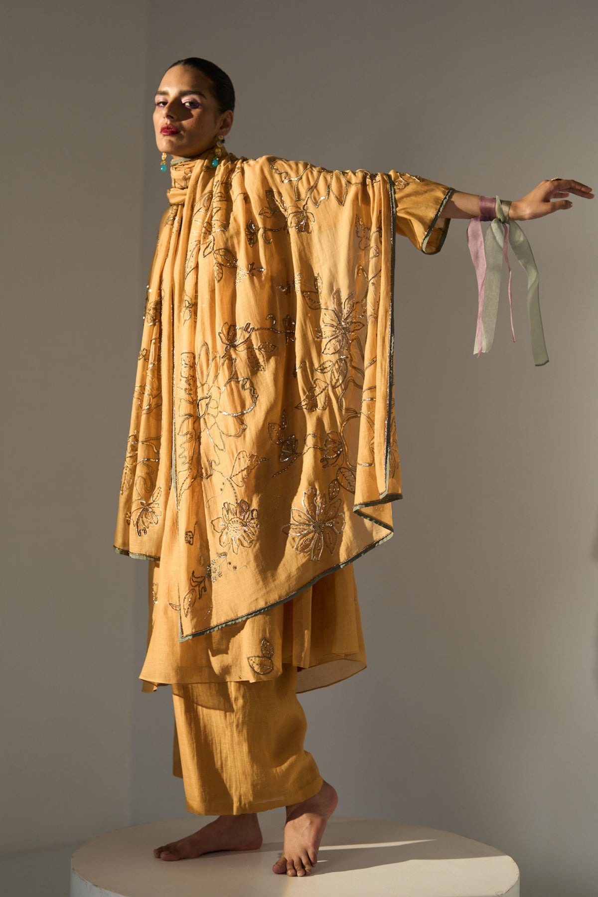 Yellow Mansa Kurta