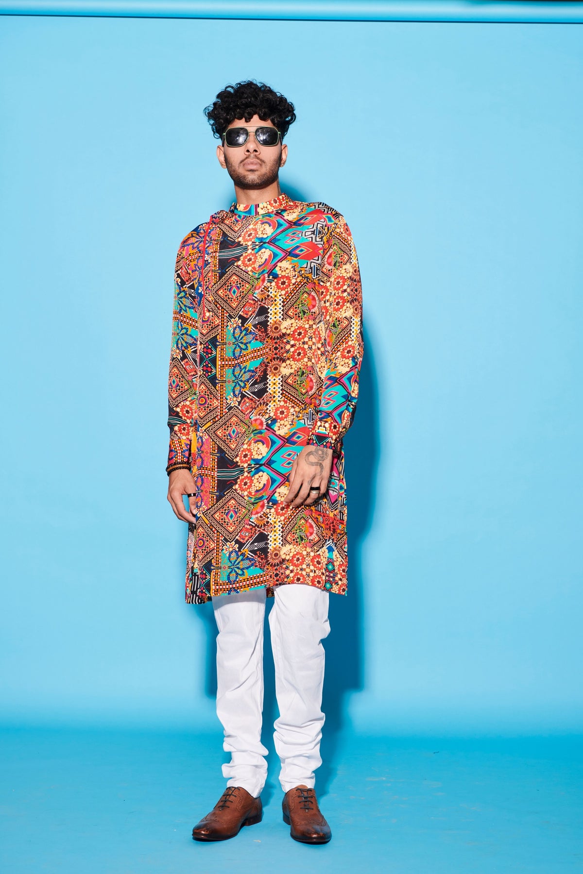 Collage  Multi Kurta