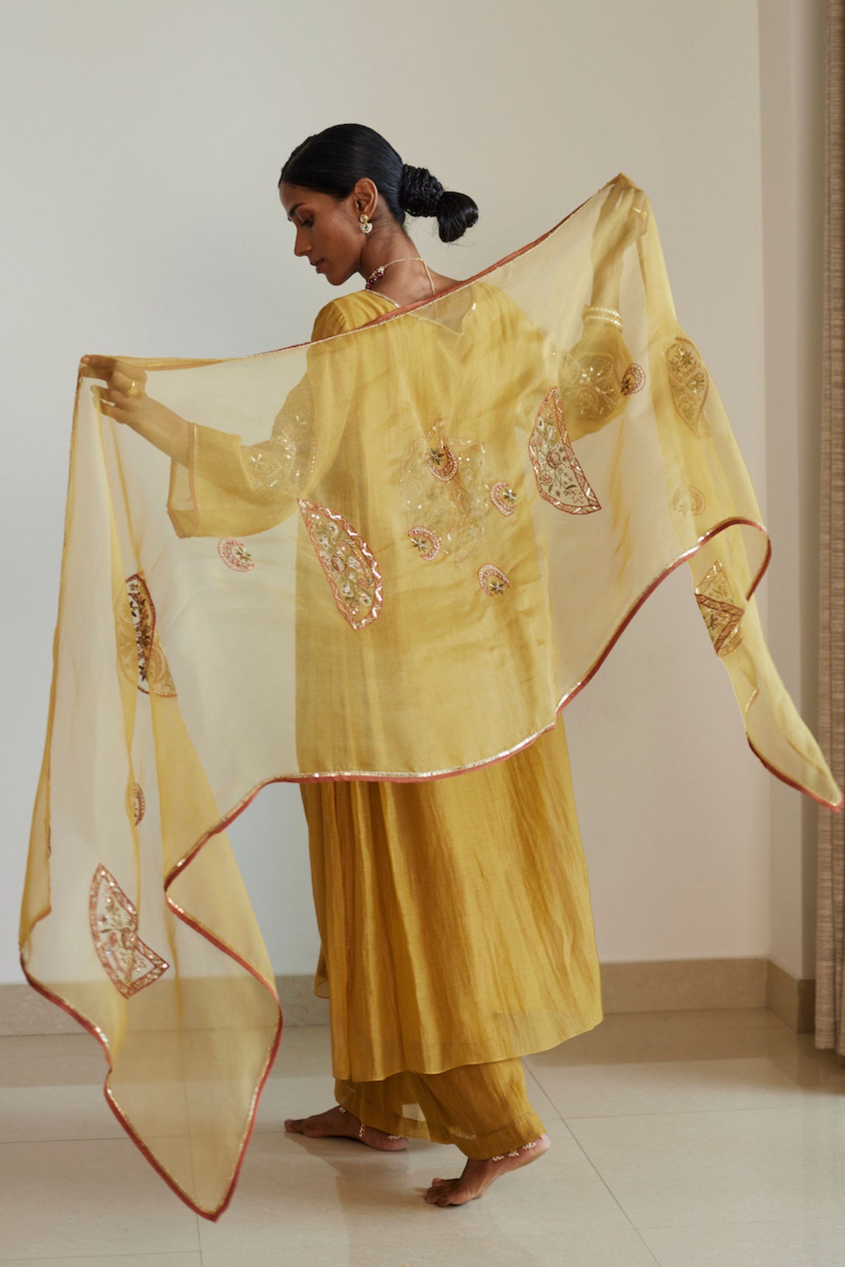 Yellow Shashi Dupatta