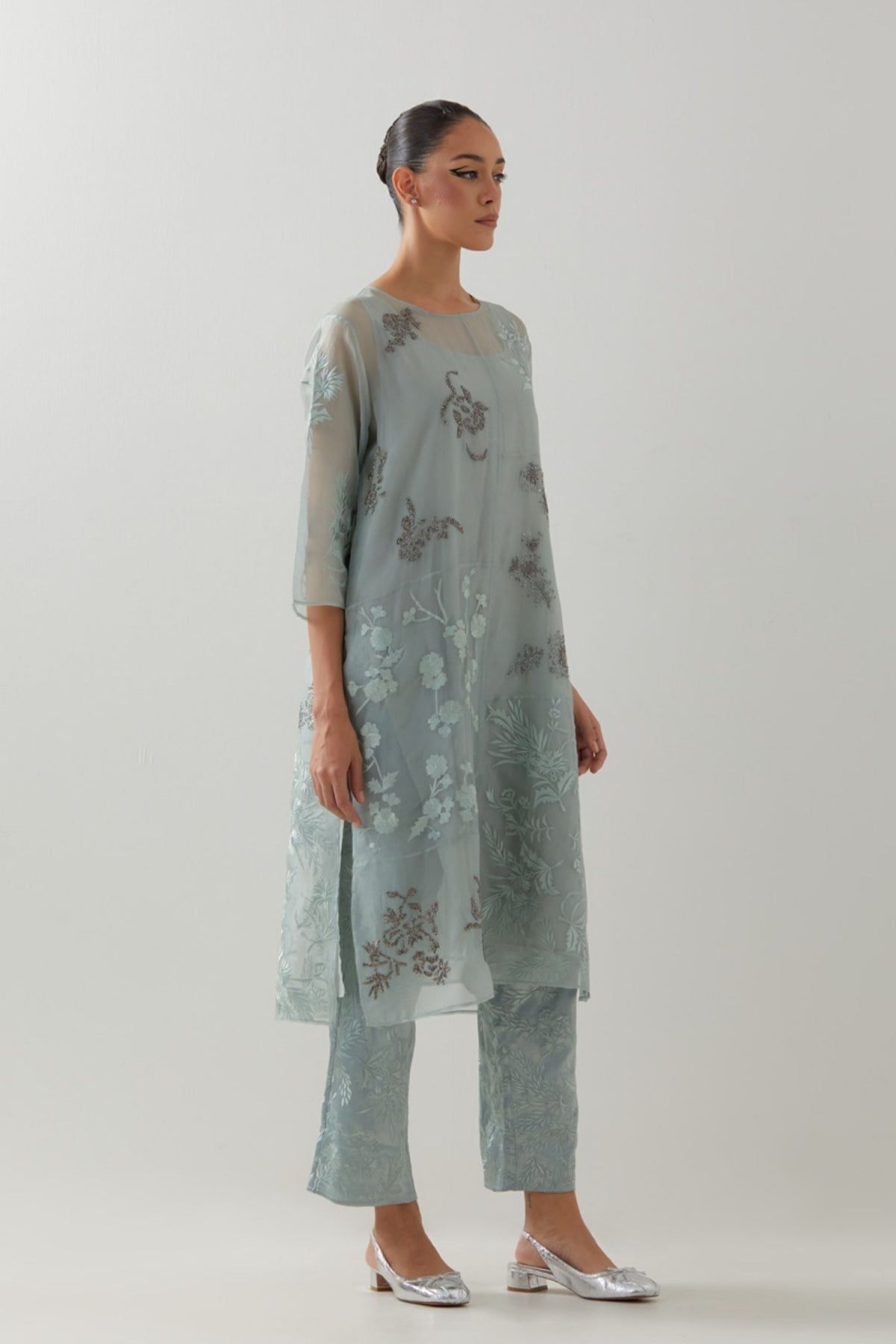 Celadon Kurta Set