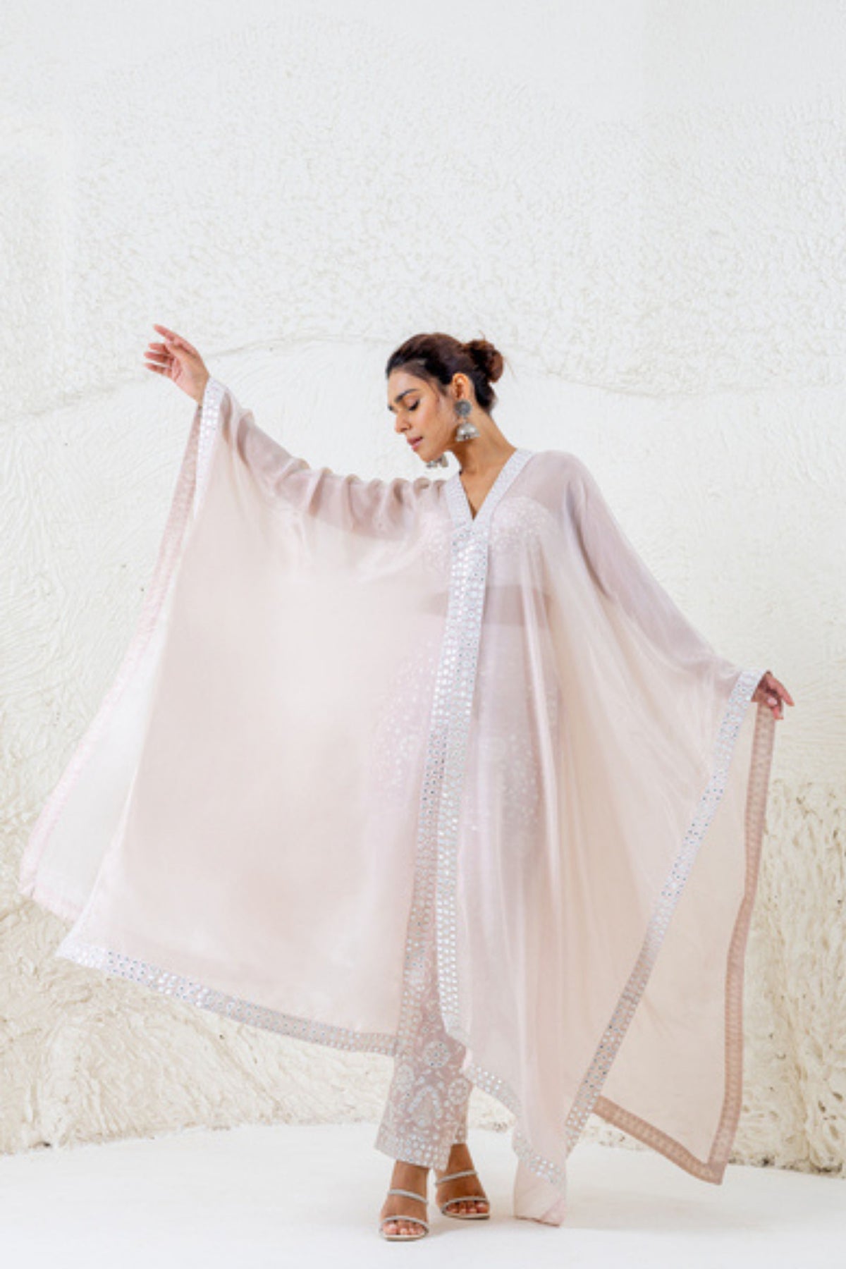 Nude Kaftan Set