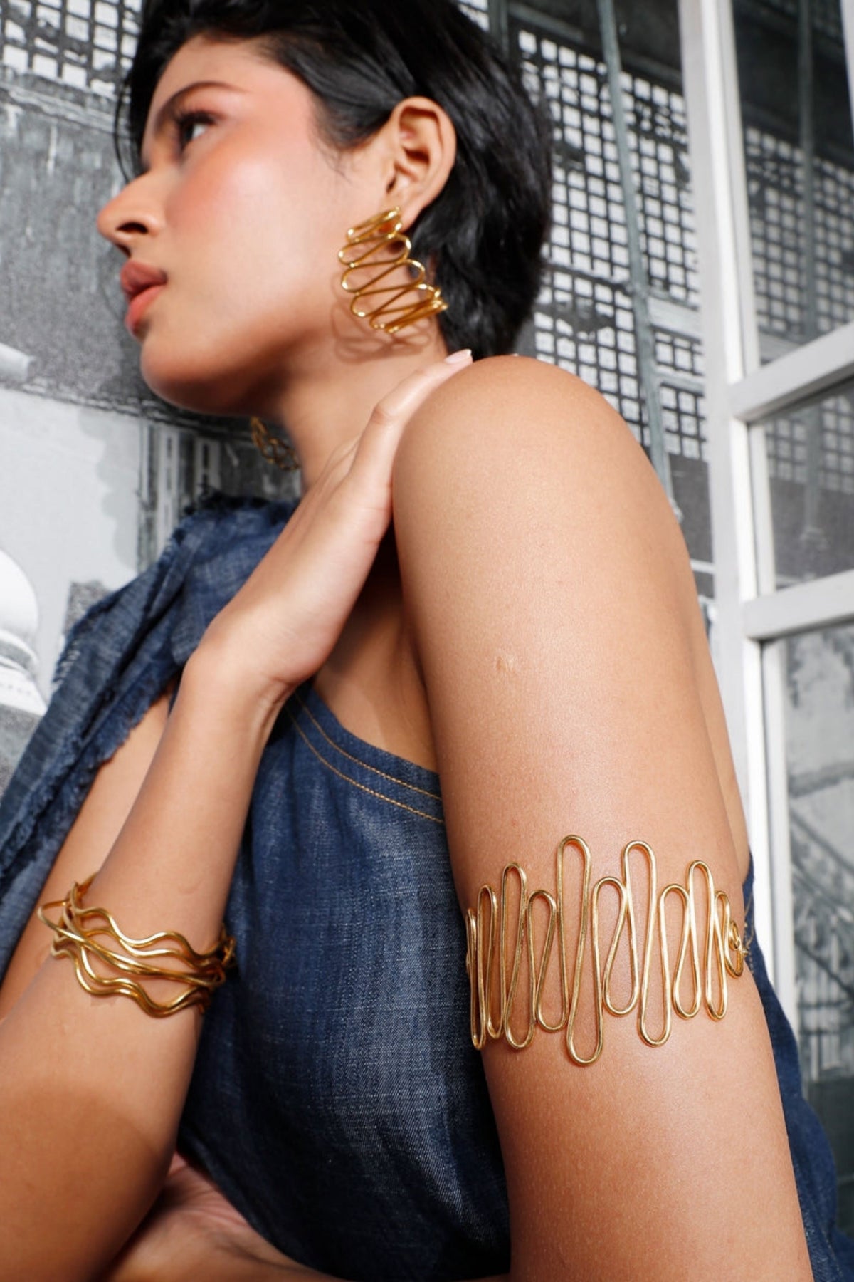 Kiara Gold Arm Band