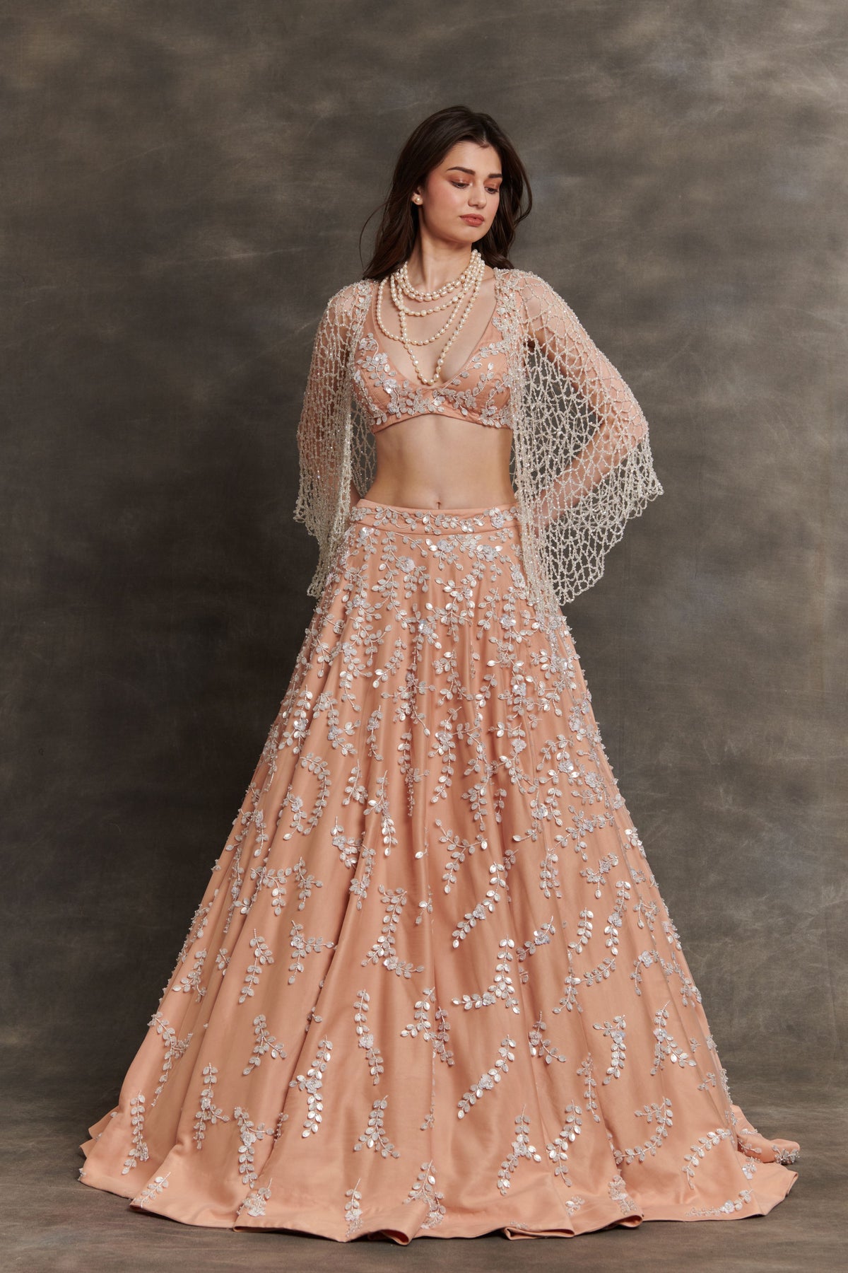 Leaf Blossom Lehenga Set