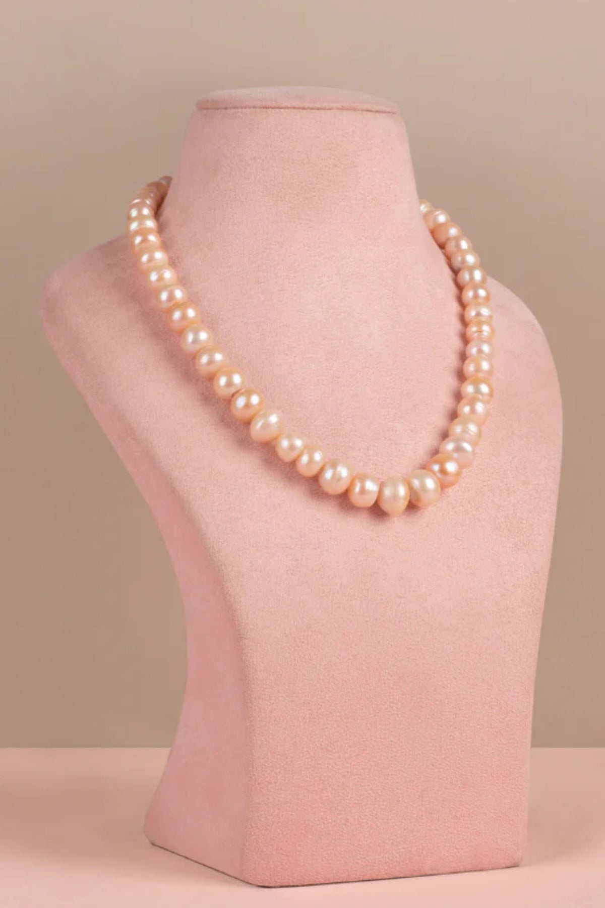 Peach Natural Single Necklace