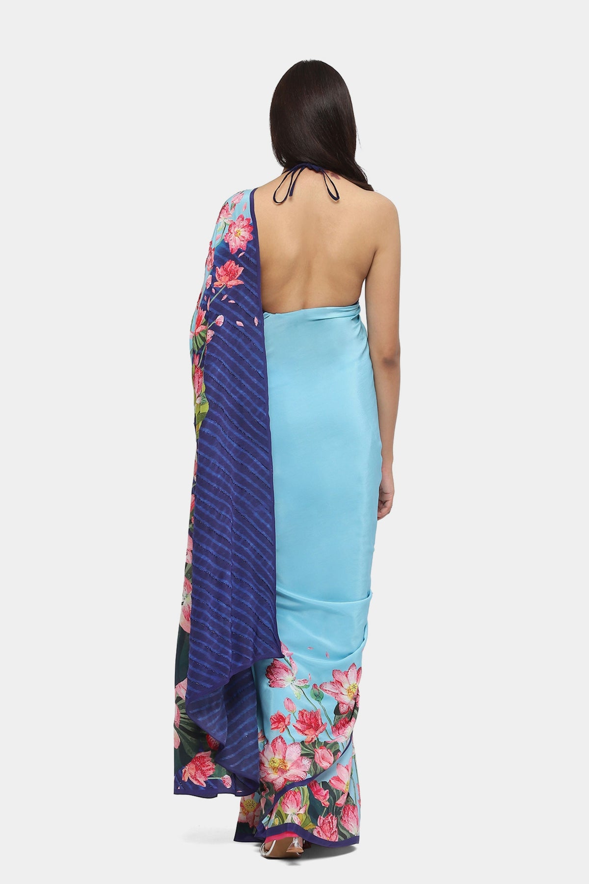 Lotus Lagoon Saree