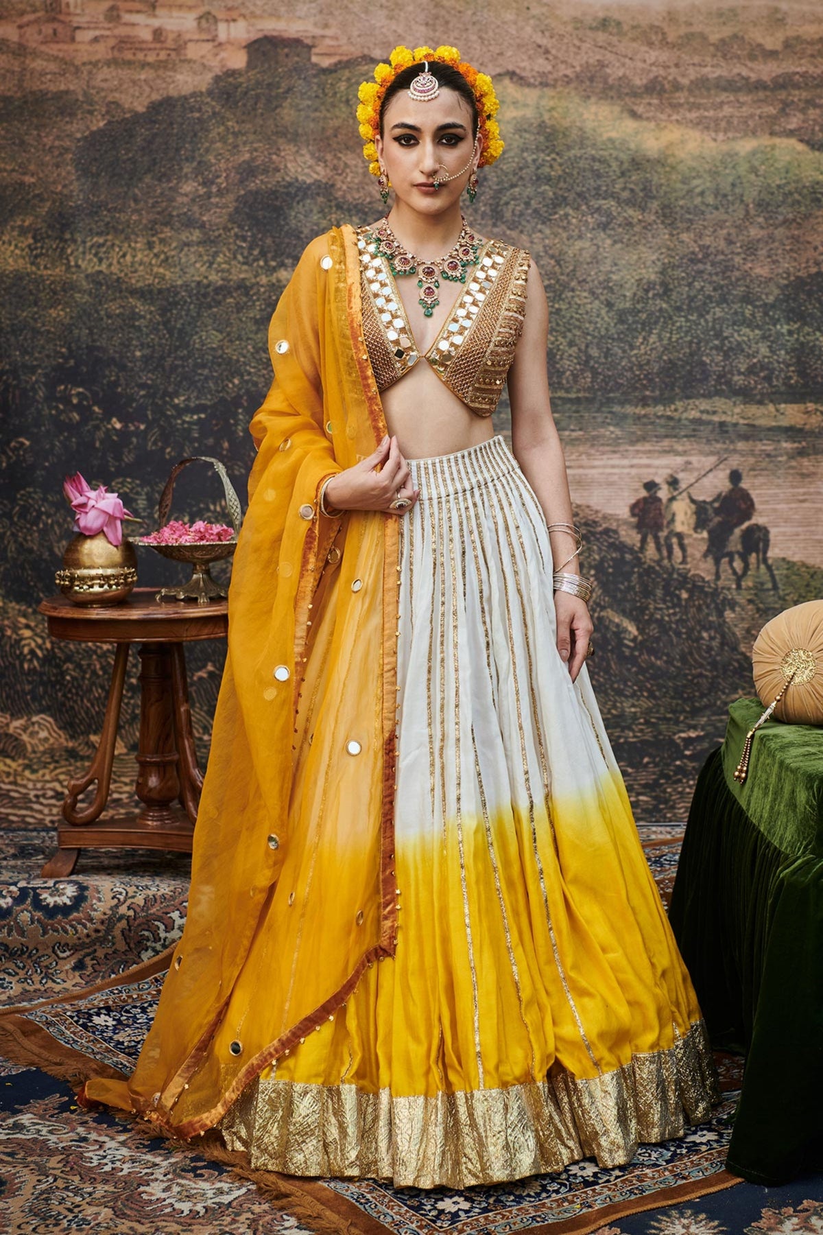 Surabhi Yellow Lehenga Set