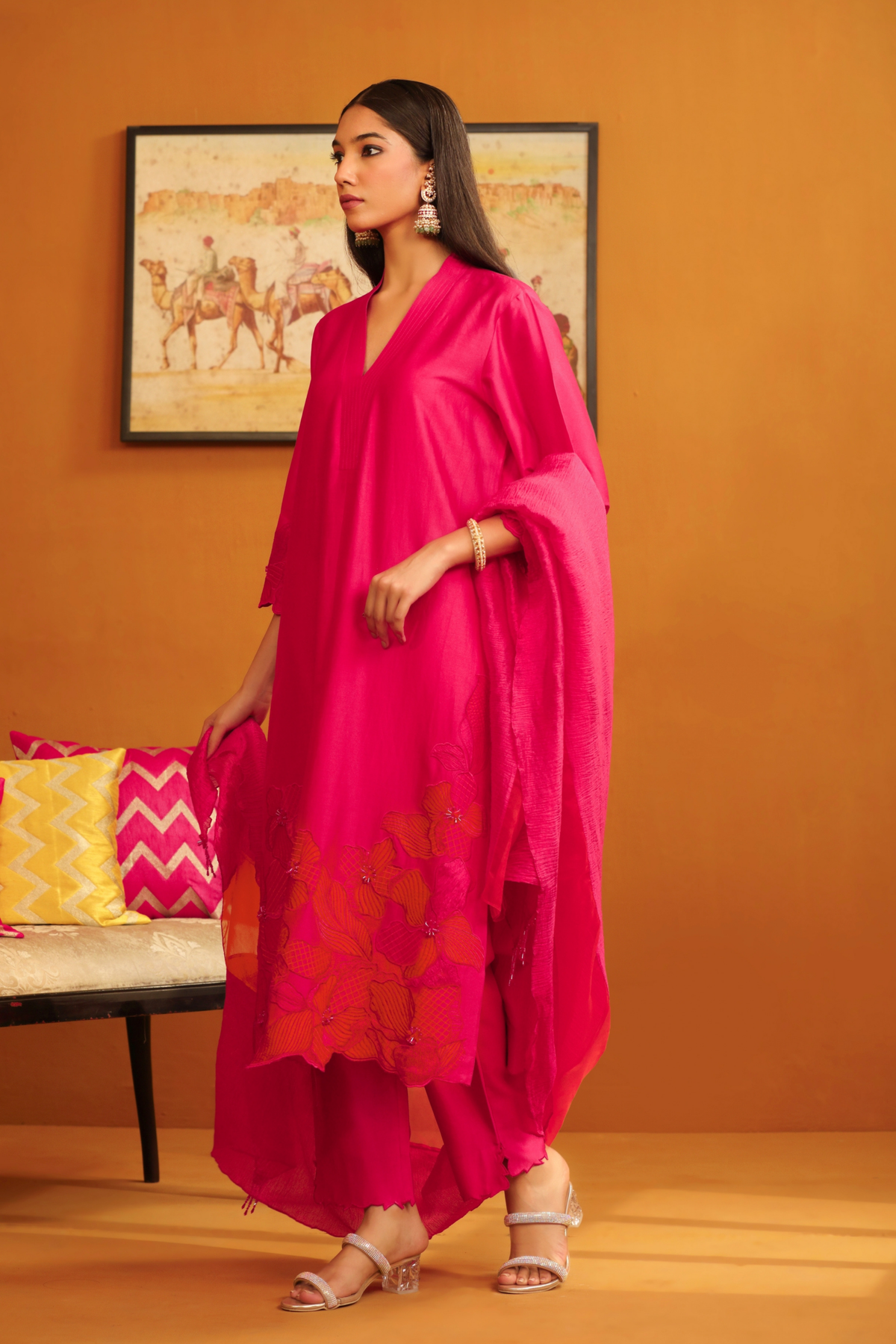 Pakeeza Hot Pink Suit Set