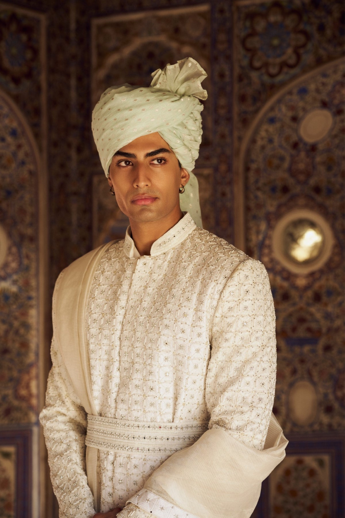 Embroidered Sherwani Set