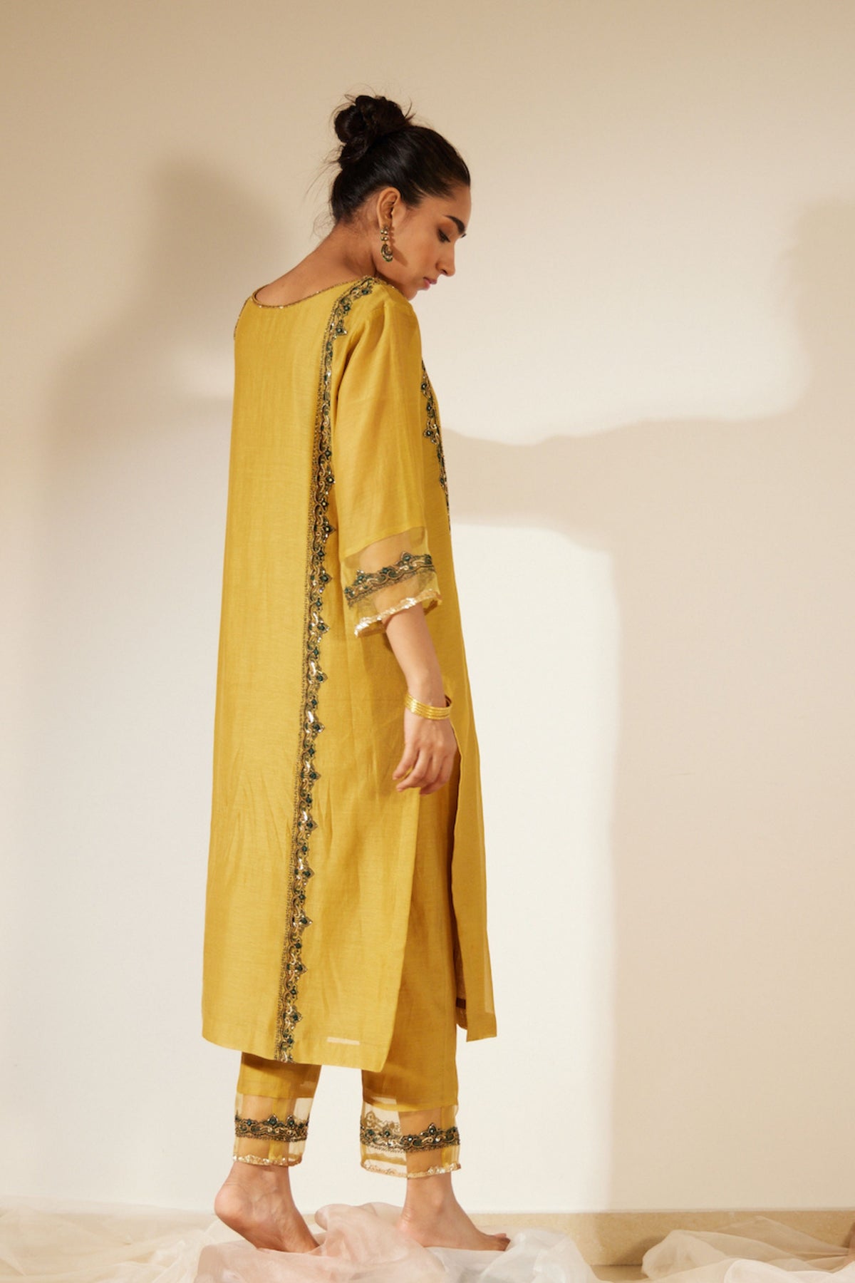 Yellow Abir Kurta