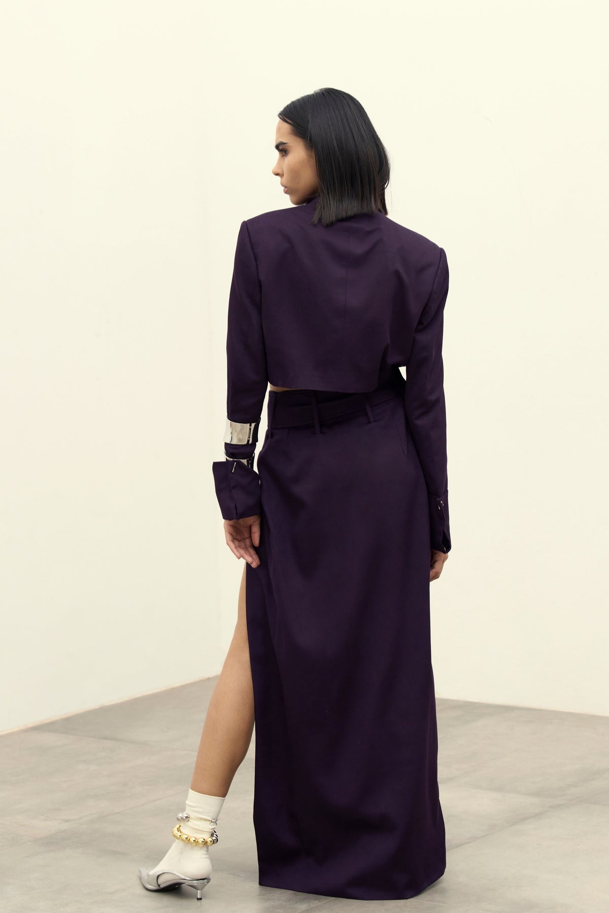 Aubergine Gleam Jacket Set