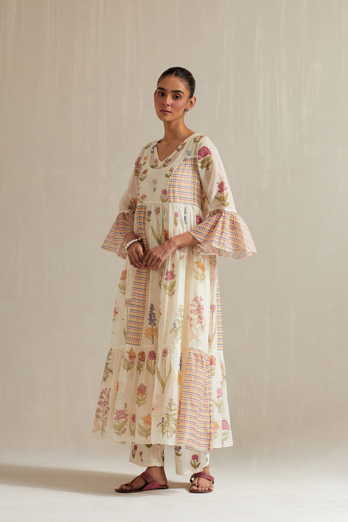 Off white Kurta dress set