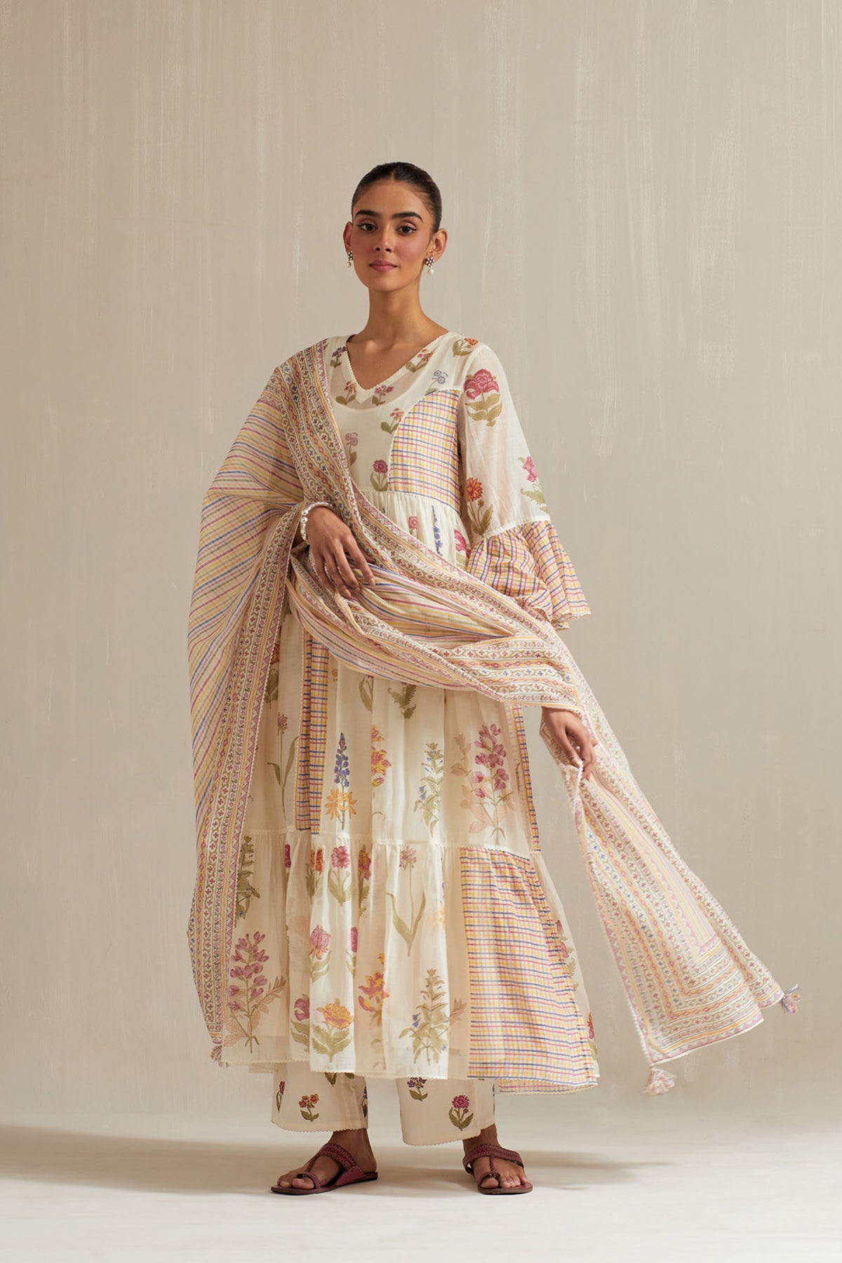 Off white Kurta dress set