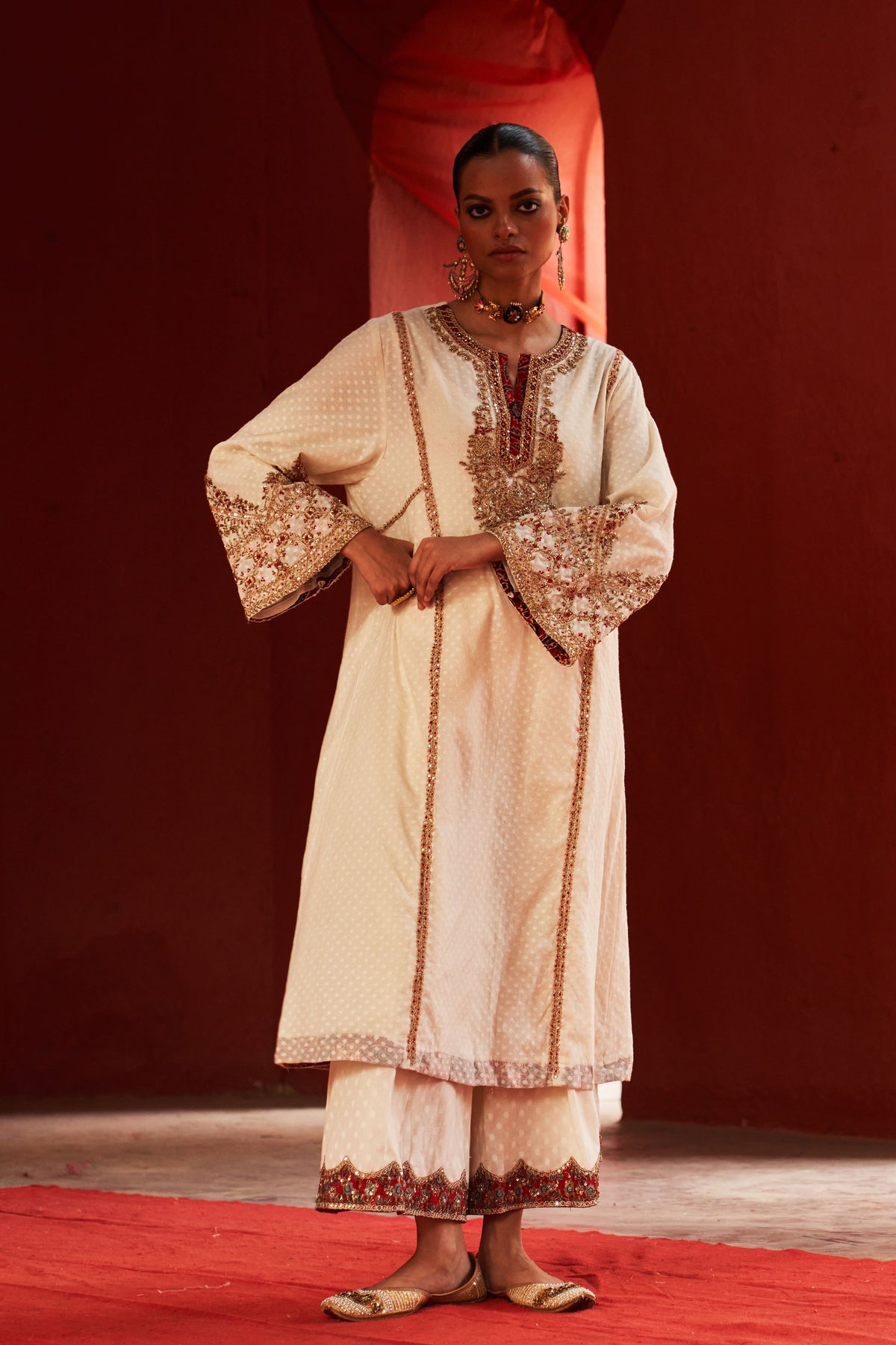 Ivory Kurta Set