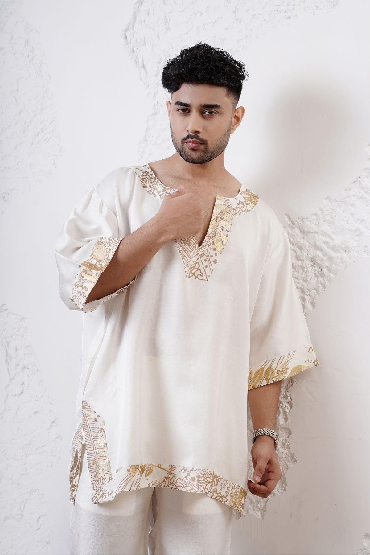 Ivory Mens Kurta Set