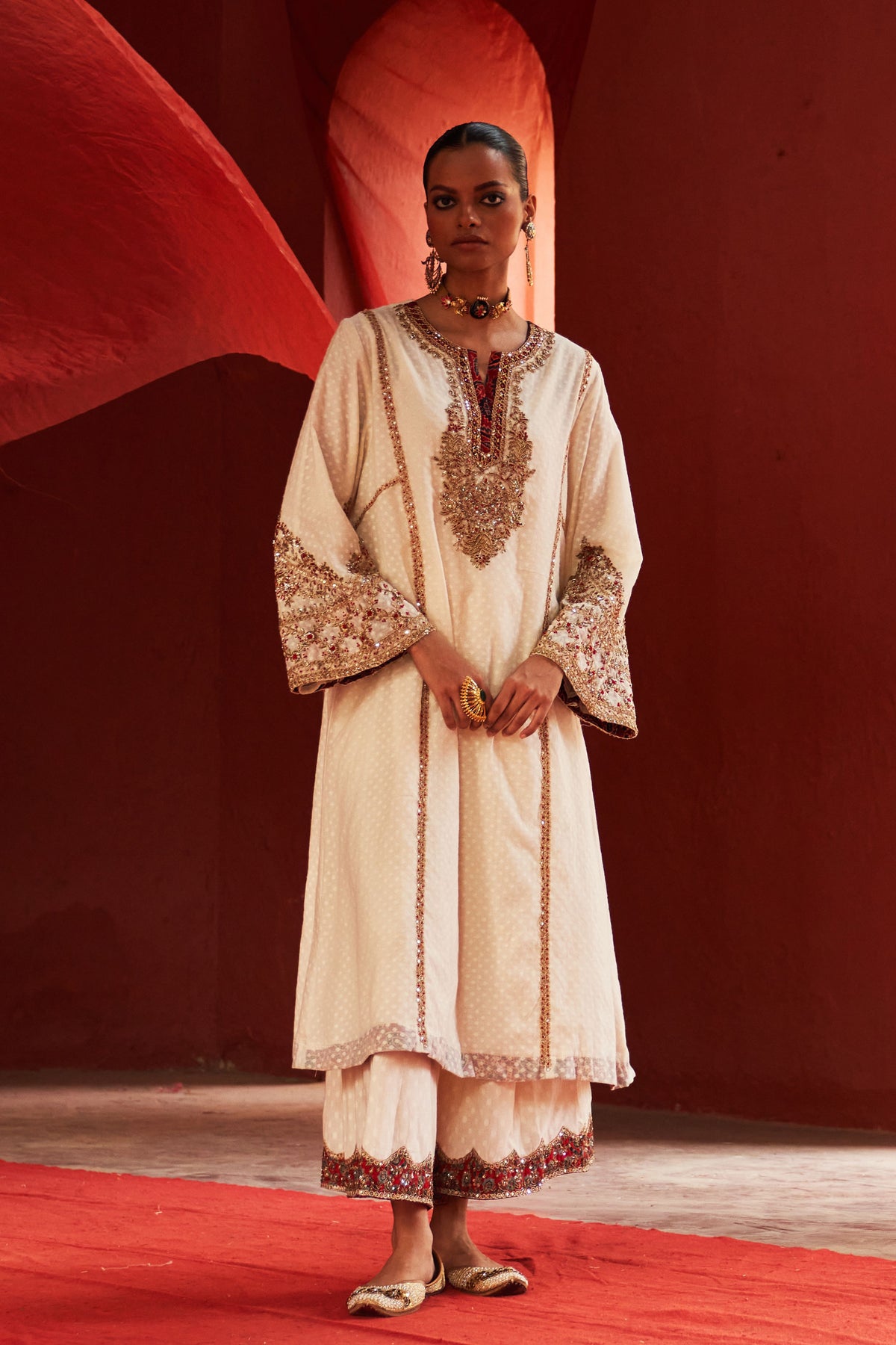 Ivory Kurta Set