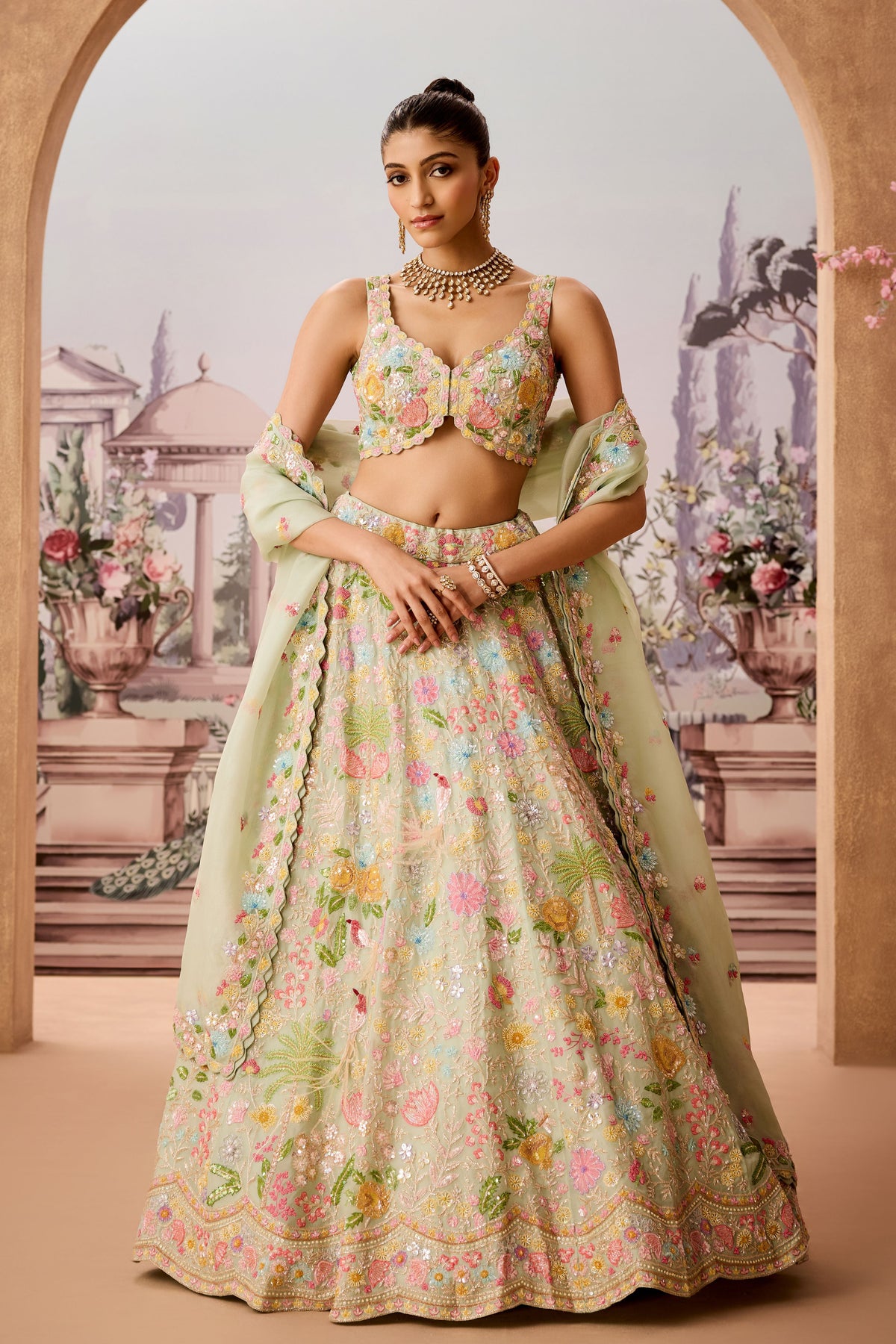 Ntu Enchanted Forest Lehenga Set