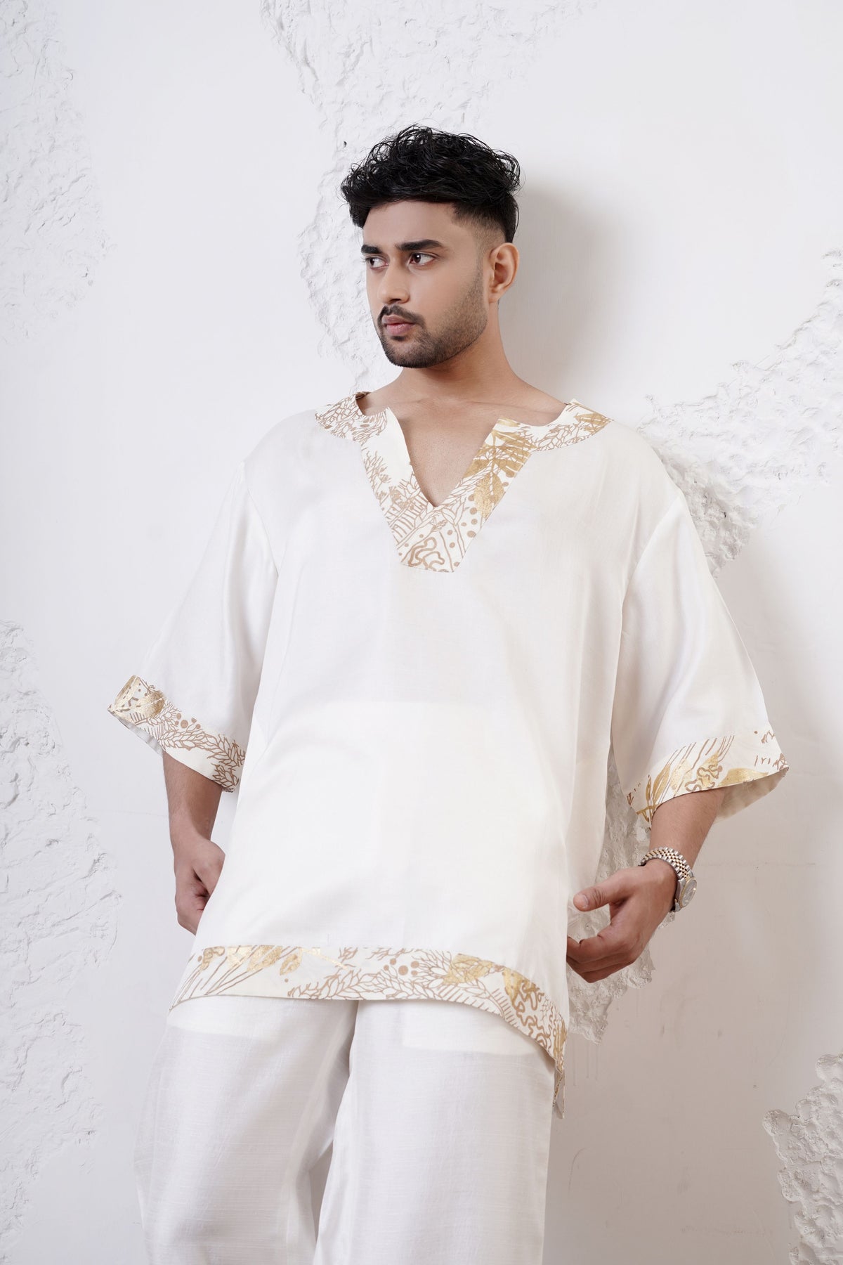 Ivory Mens Kurta Set