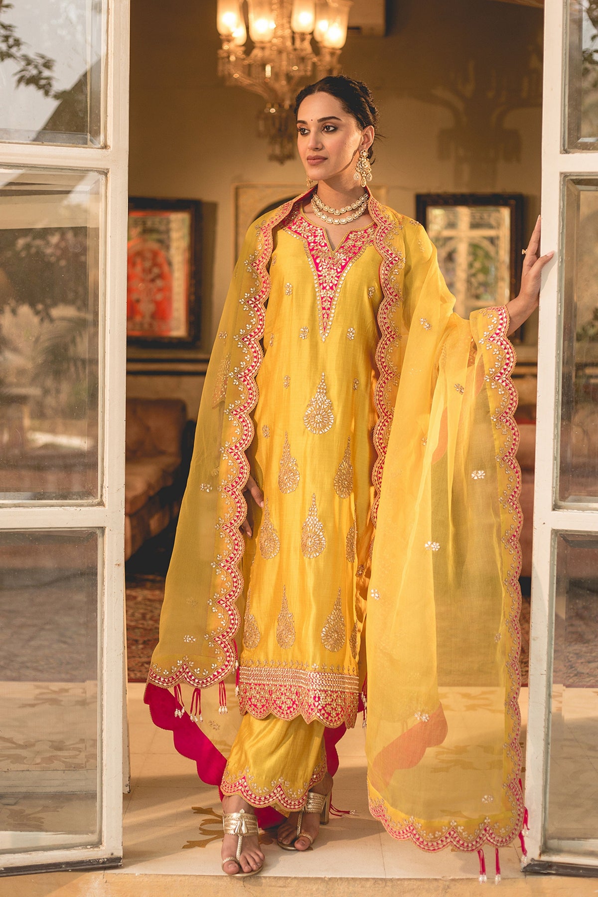 Yellow Kurta Set