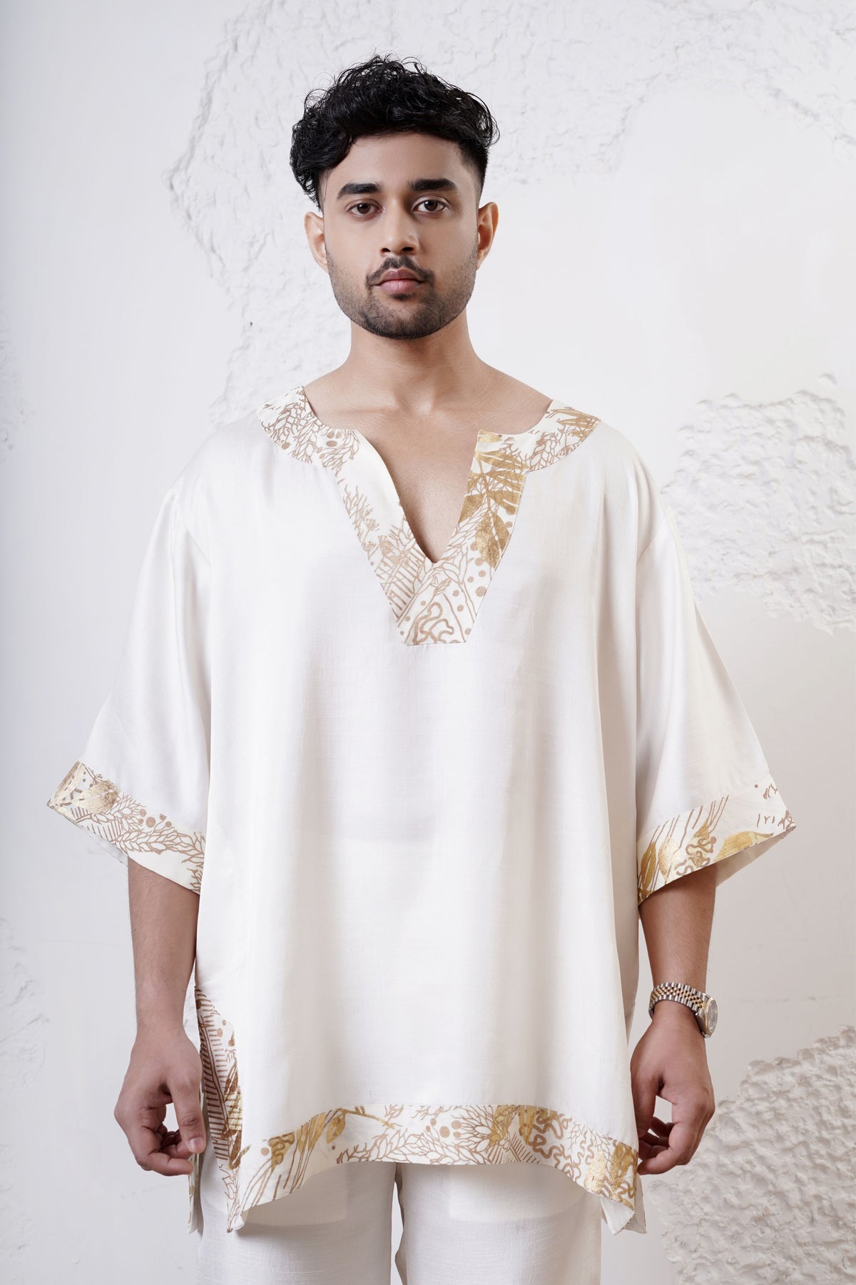 Ivory Mens Kurta Set