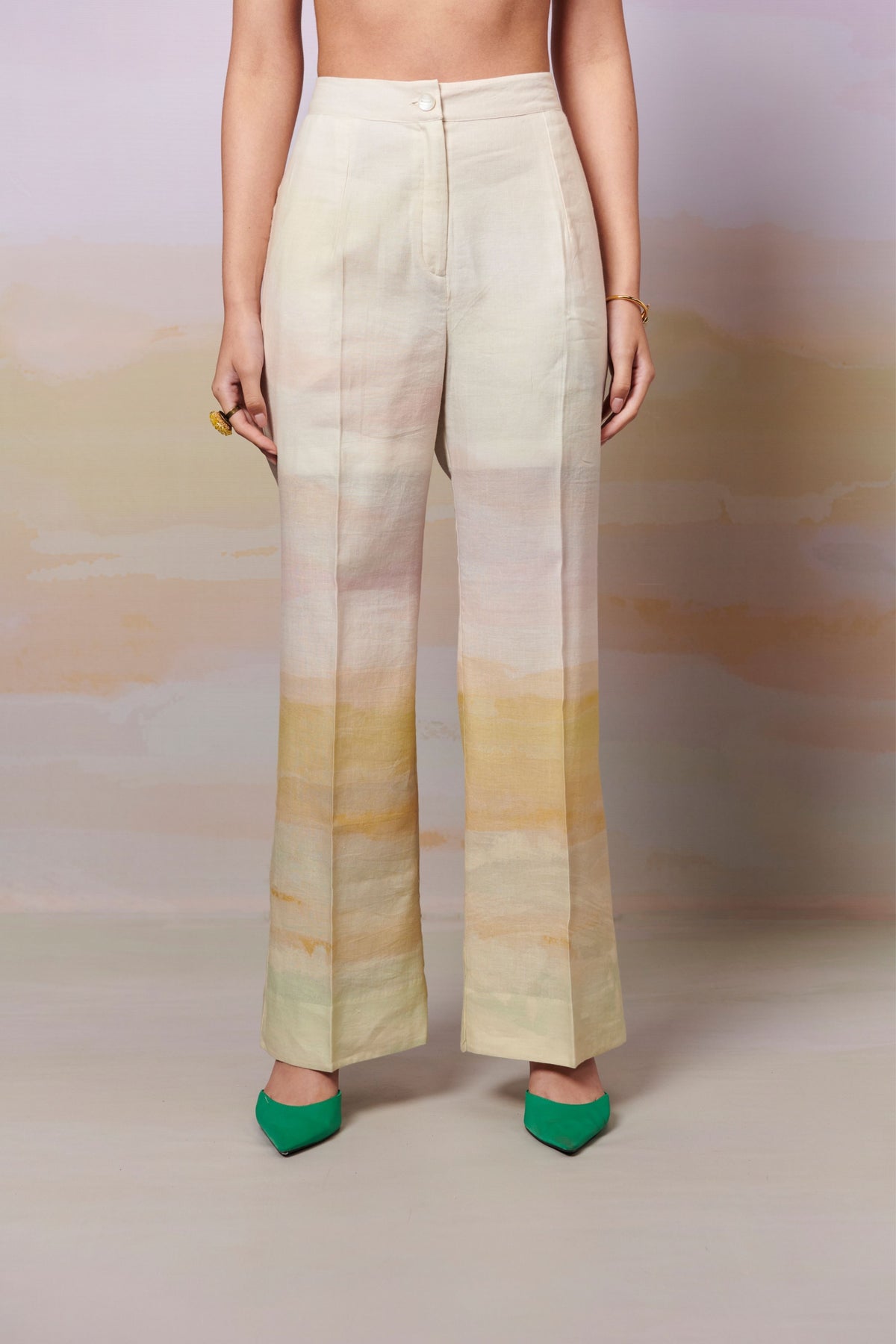 After Glow Linen Trousers