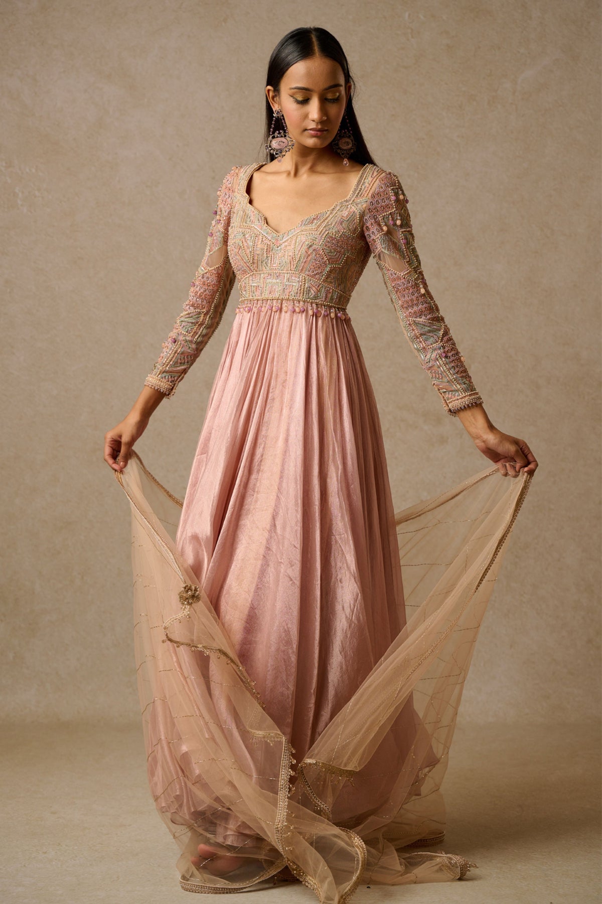 Blush Tissue Anarkali