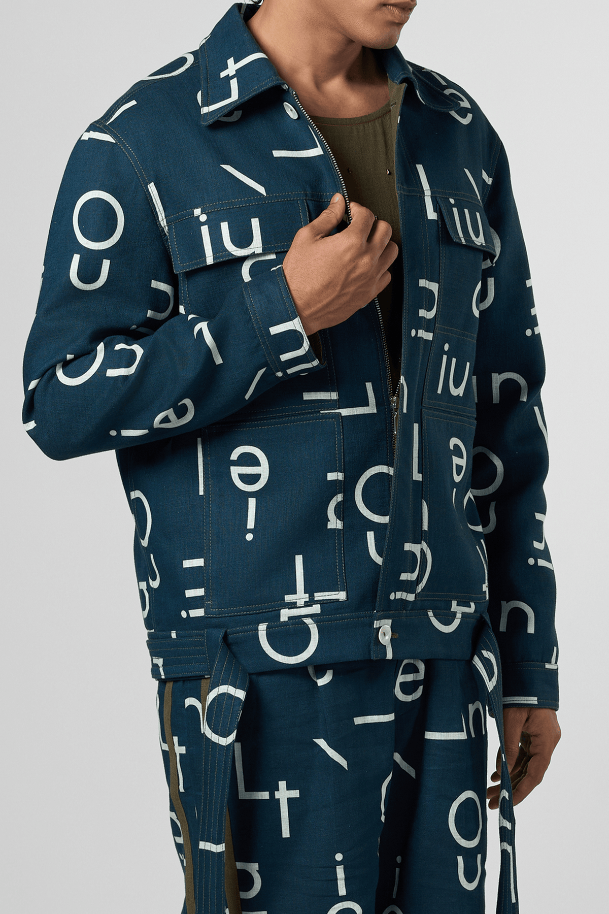 Signature Line Outline Bomber Jacket