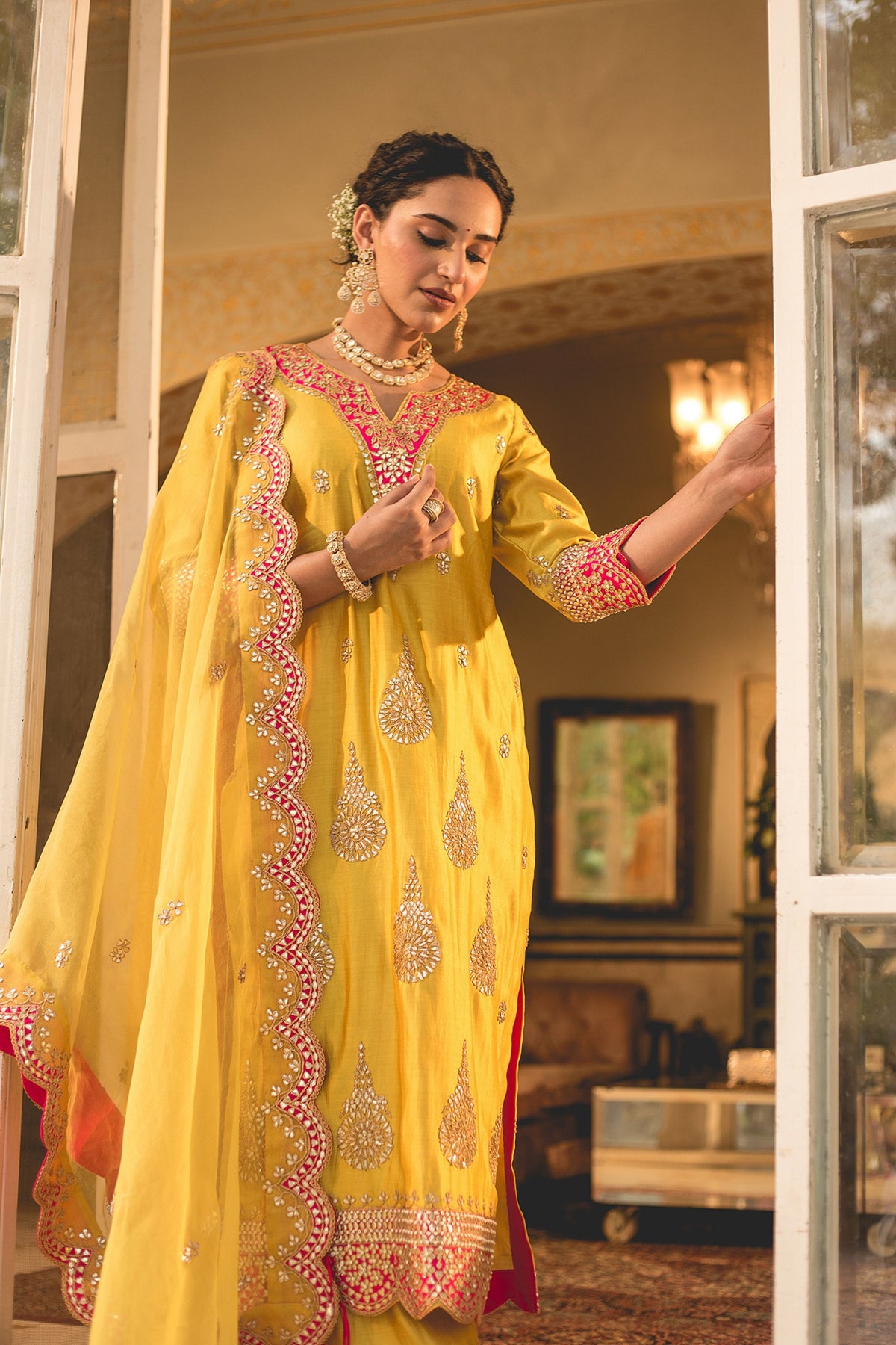 Yellow Kurta Set