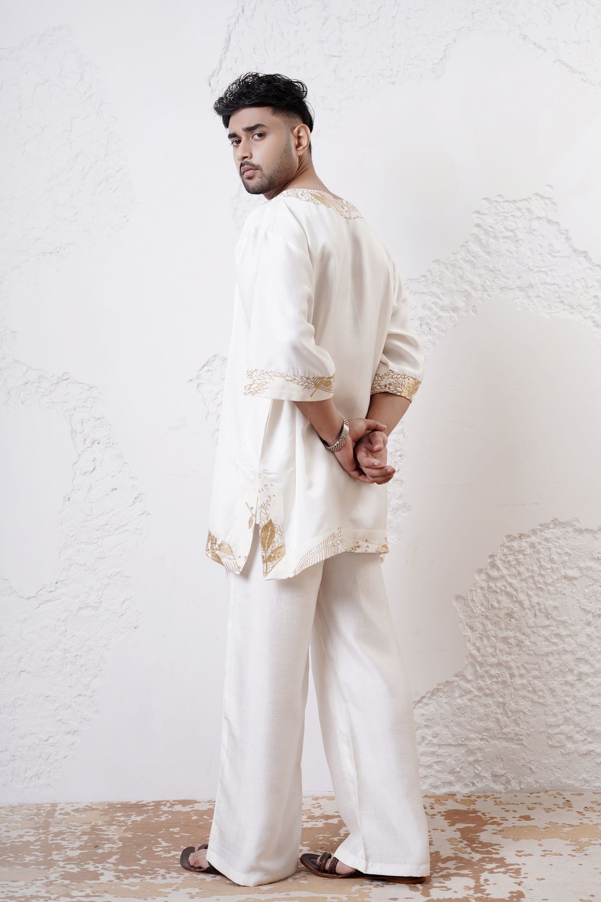 Ivory Mens Kurta Set