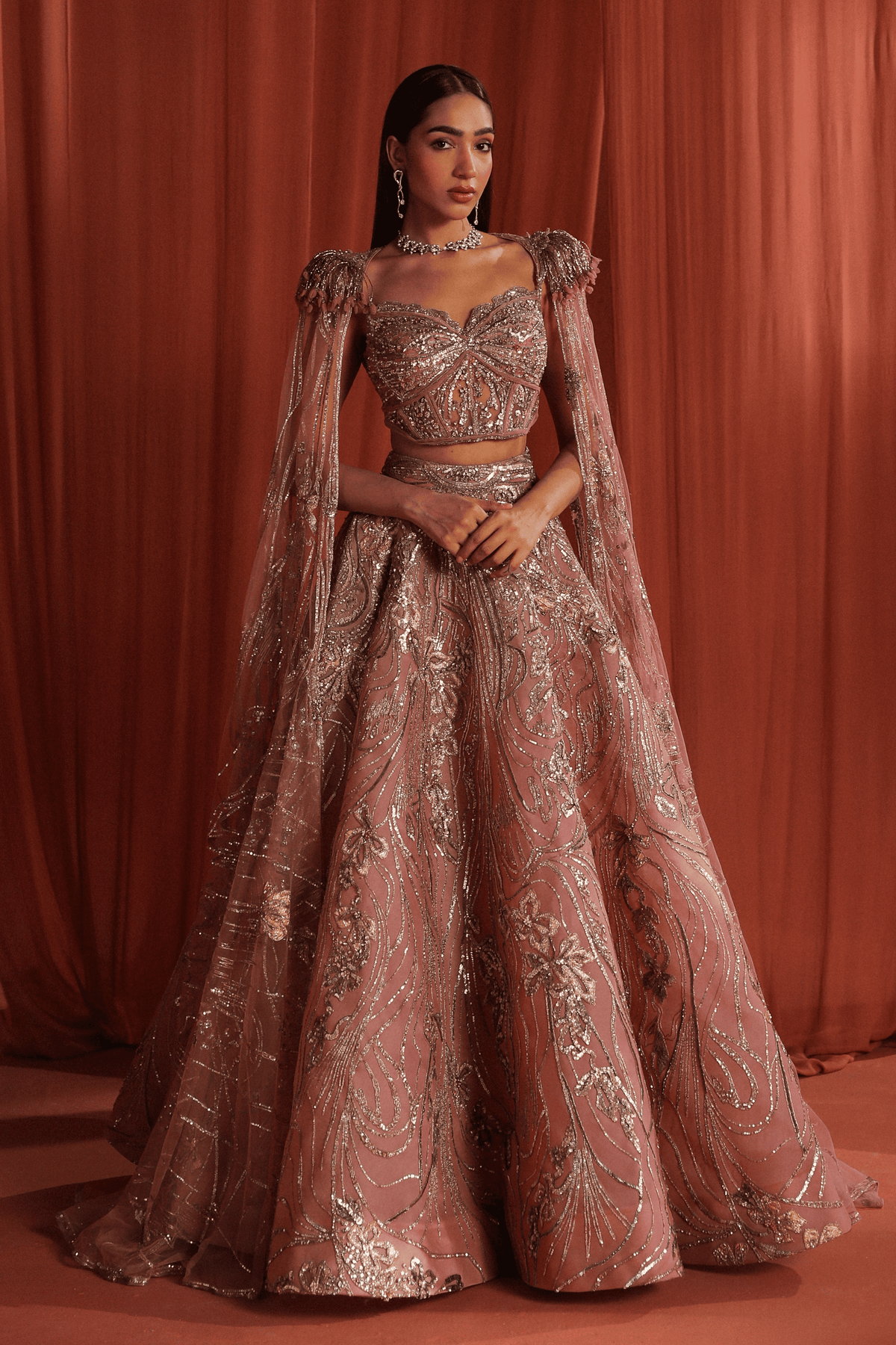 Rosy Petal Lehenga