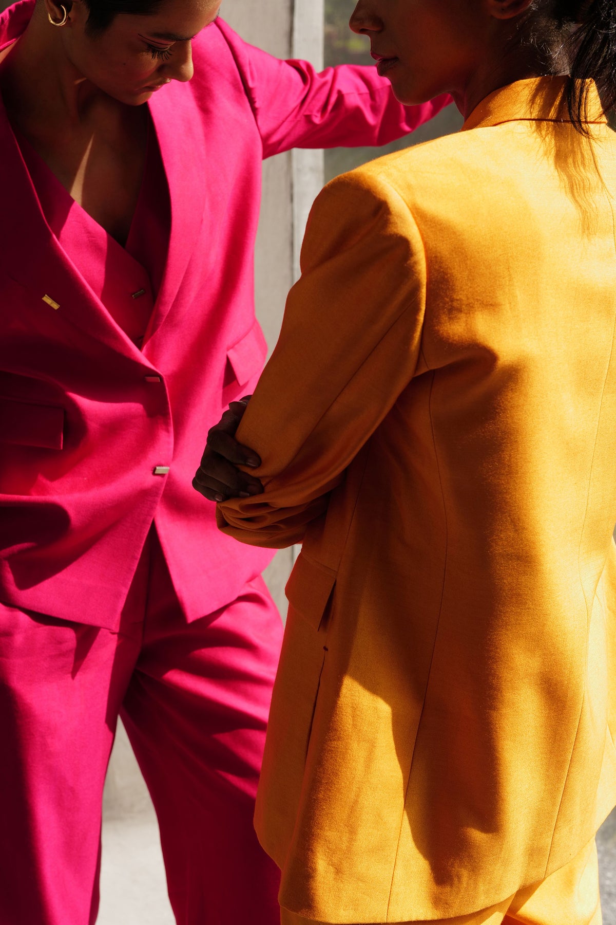 Slightly Pink Three Piece Suit